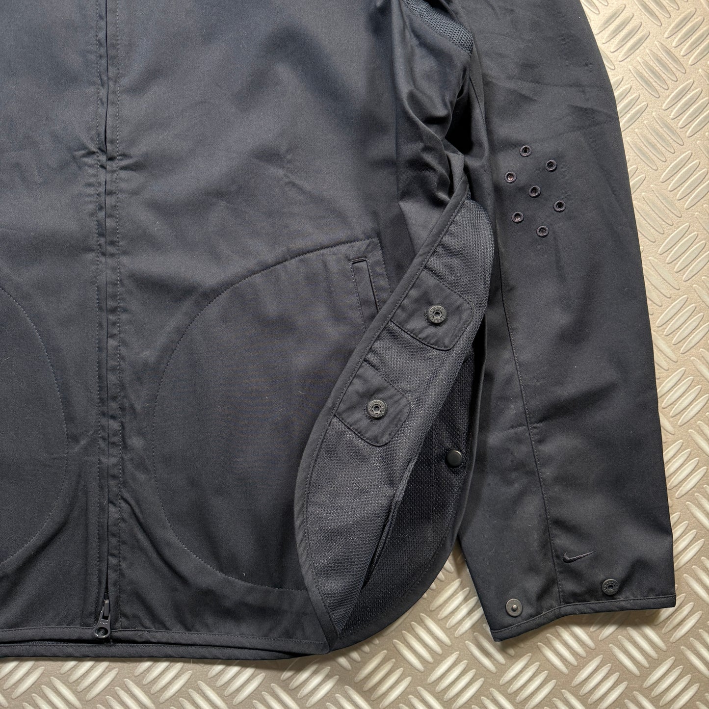 Nike Mini Swoosh Midnight Navy Ventilation Jacket - Large
