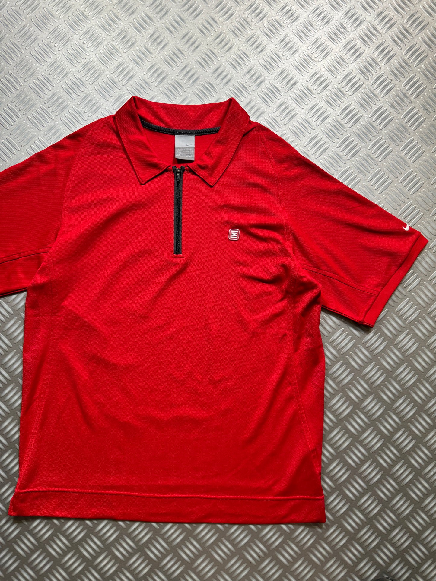 Early 2000's Nike Shox Panelled Polo - Small