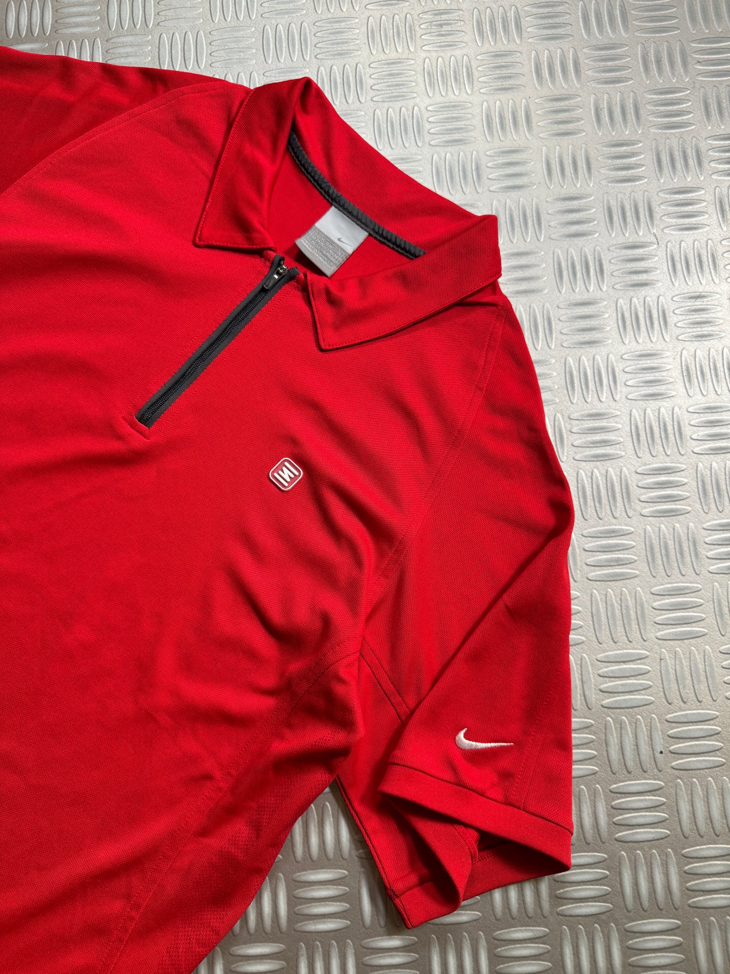 Early 2000's Nike Shox Panelled Polo - Small