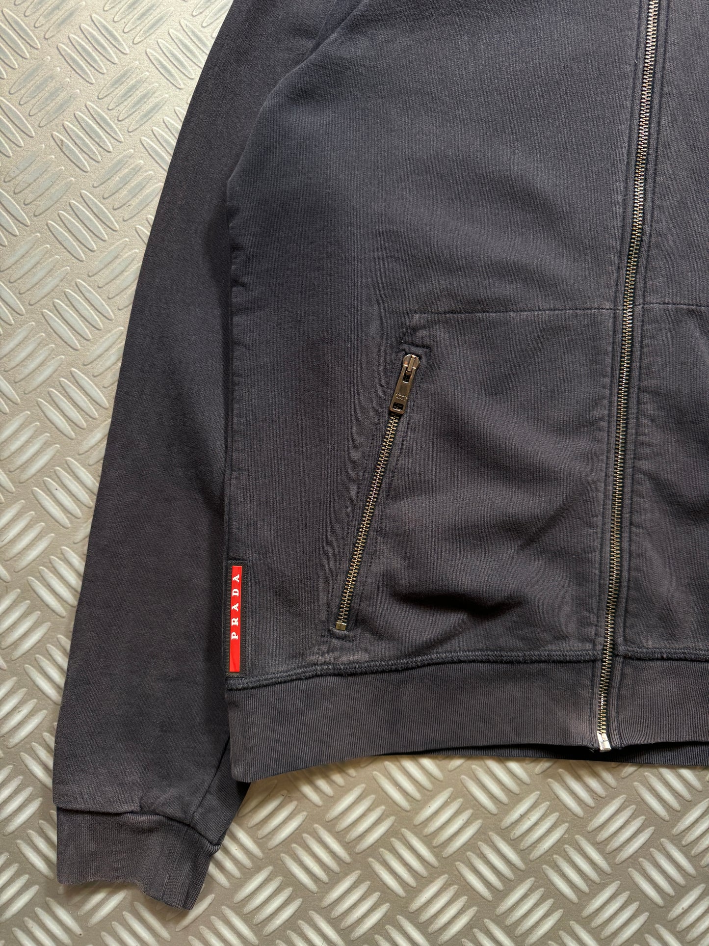Early 2000's Prada Sport Nylon Hood Zip Up - Large