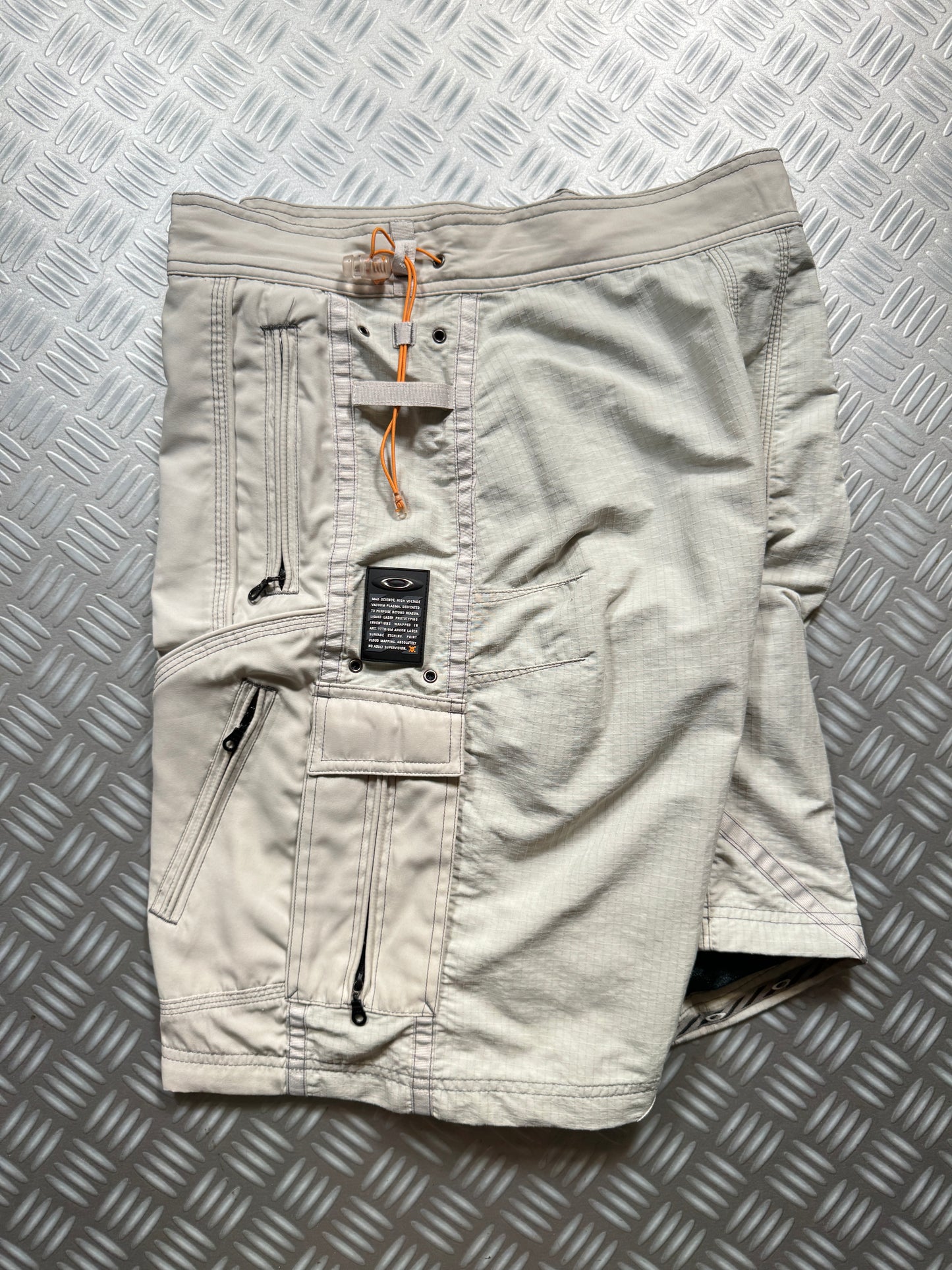 Early 2000's Oakley Multi Pocket Technical Cargo Shorts - Small