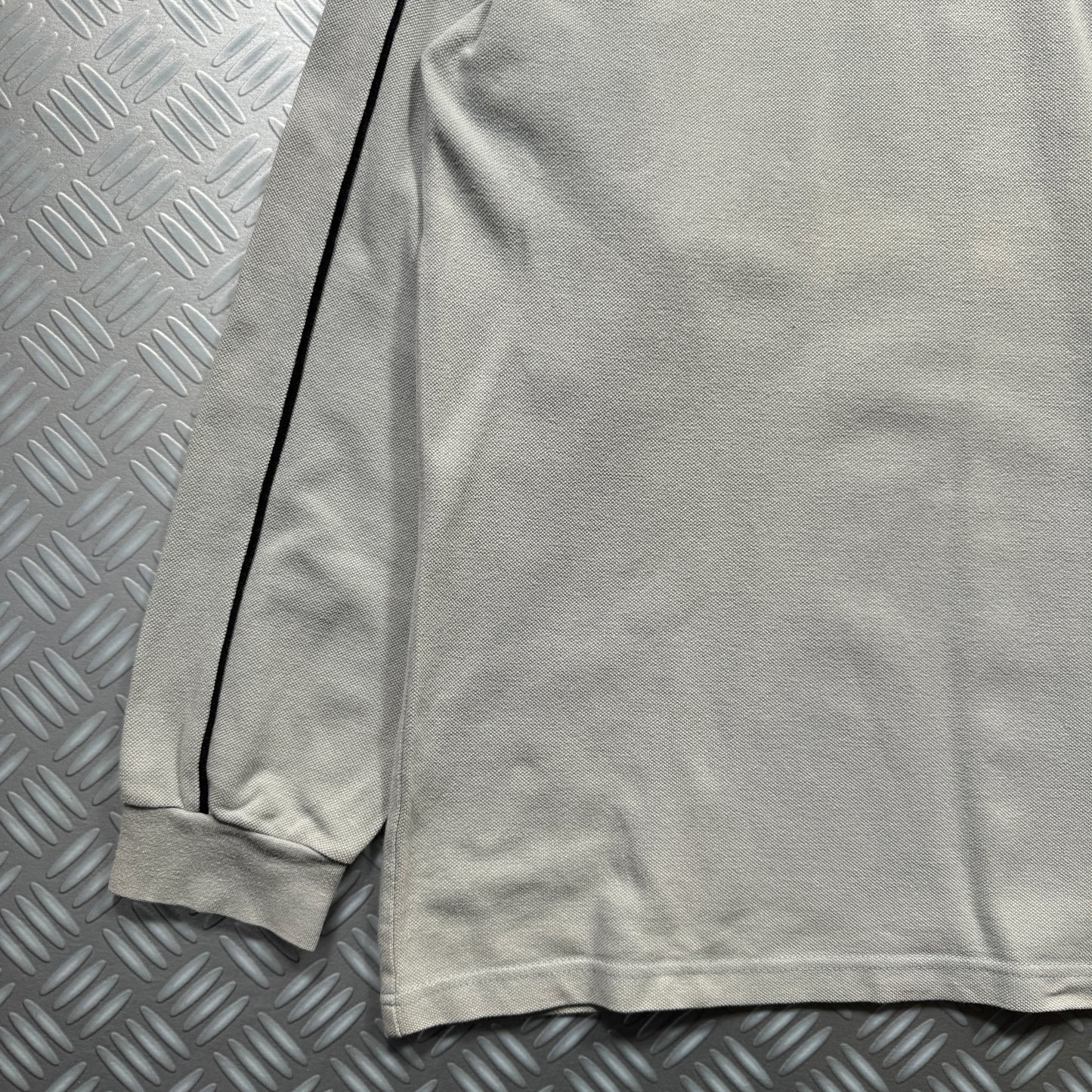 Prada Luna Rossa Challenge 2003 Grey Piped Hoodie - Medium