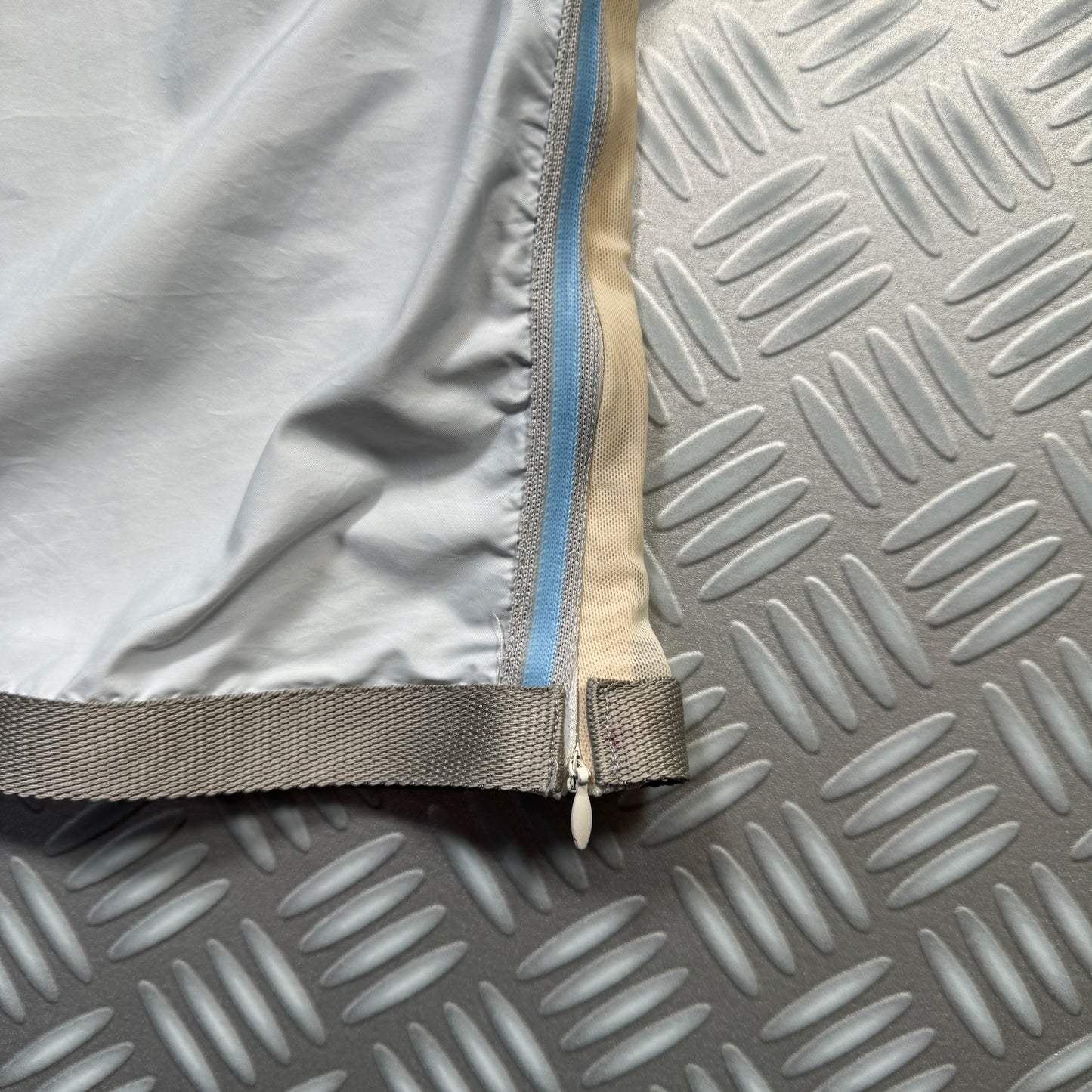 SS00' Prada Sport Baby Blue Nylon Top - Women's 6-8