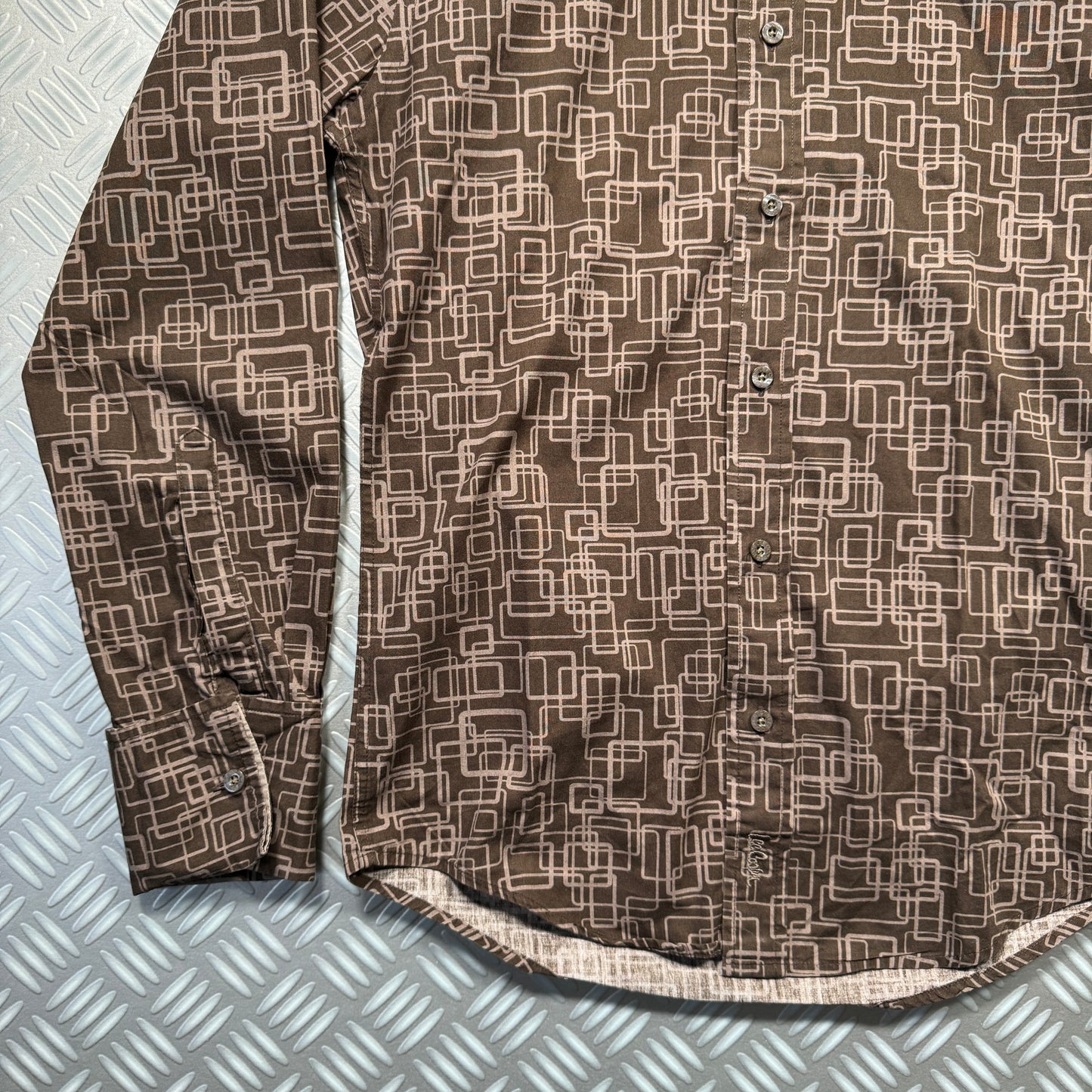 Early 2000's Lee Cooper Moschino Bootleg Monogram Button Shirt