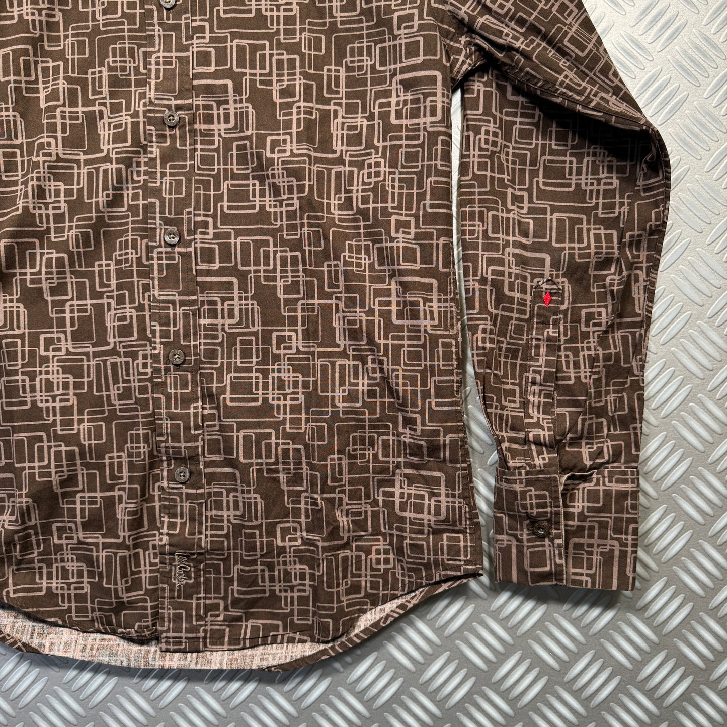 Early 2000's Lee Cooper Moschino Bootleg Monogram Button Shirt