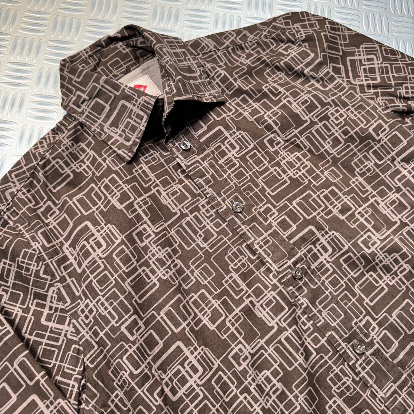 Early 2000's Lee Cooper Moschino Bootleg Monogram Button Shirt