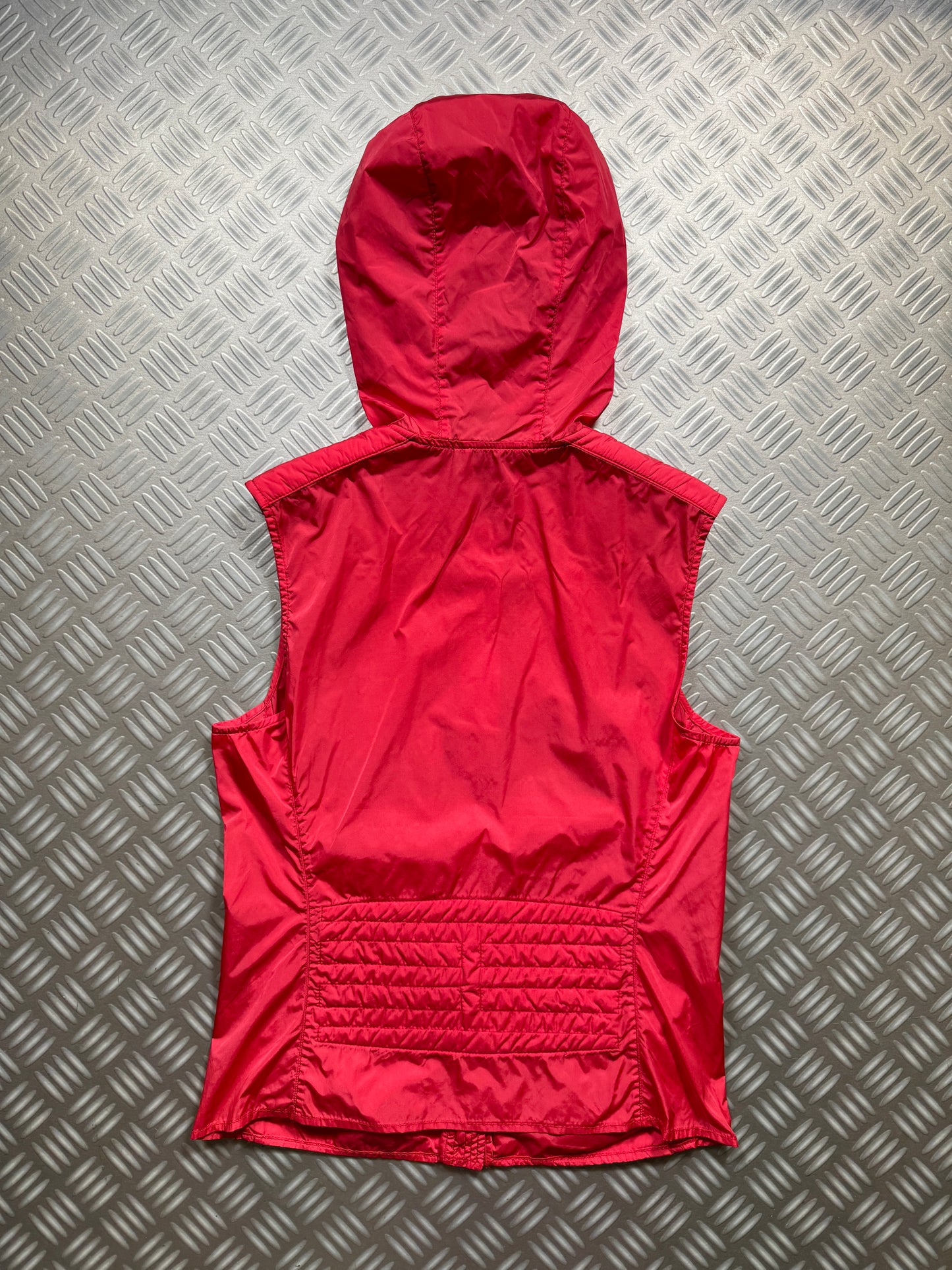 SS00' Prada Sport Shocking Pink Hooded Vest