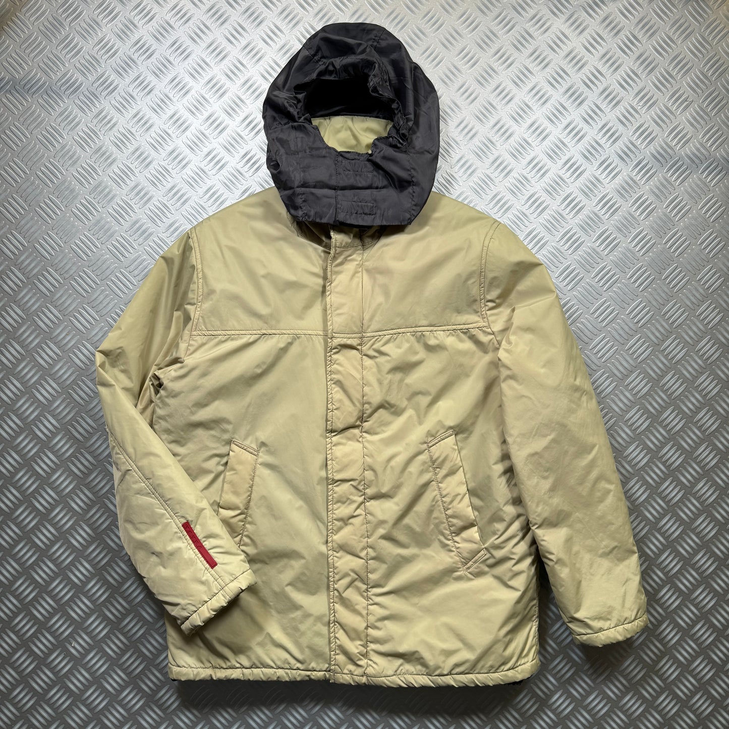 Early 2000's Prada Sport Padded Fur-Lined Jacket - Medium / Large