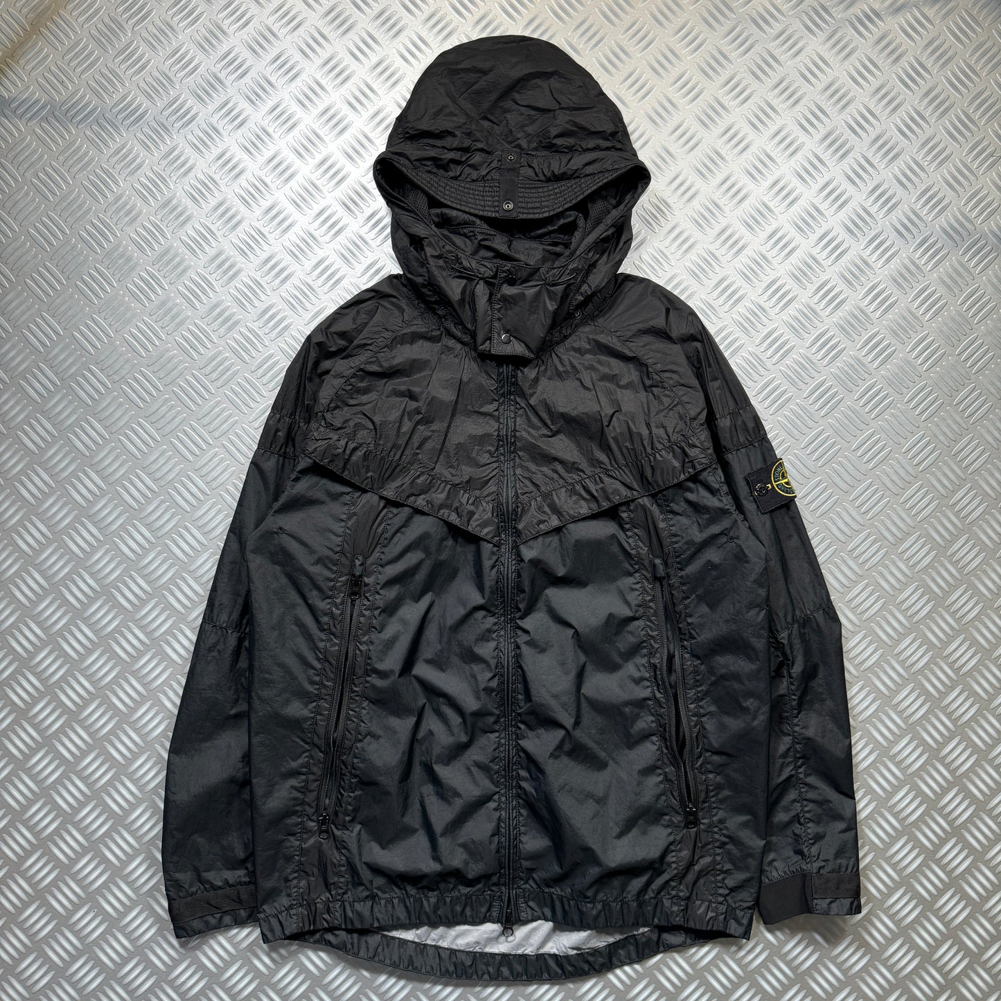 Stone Island x Nike Hyper-Light Membrana 2L TC Windrunner Jet Black Sample Jacket - Large