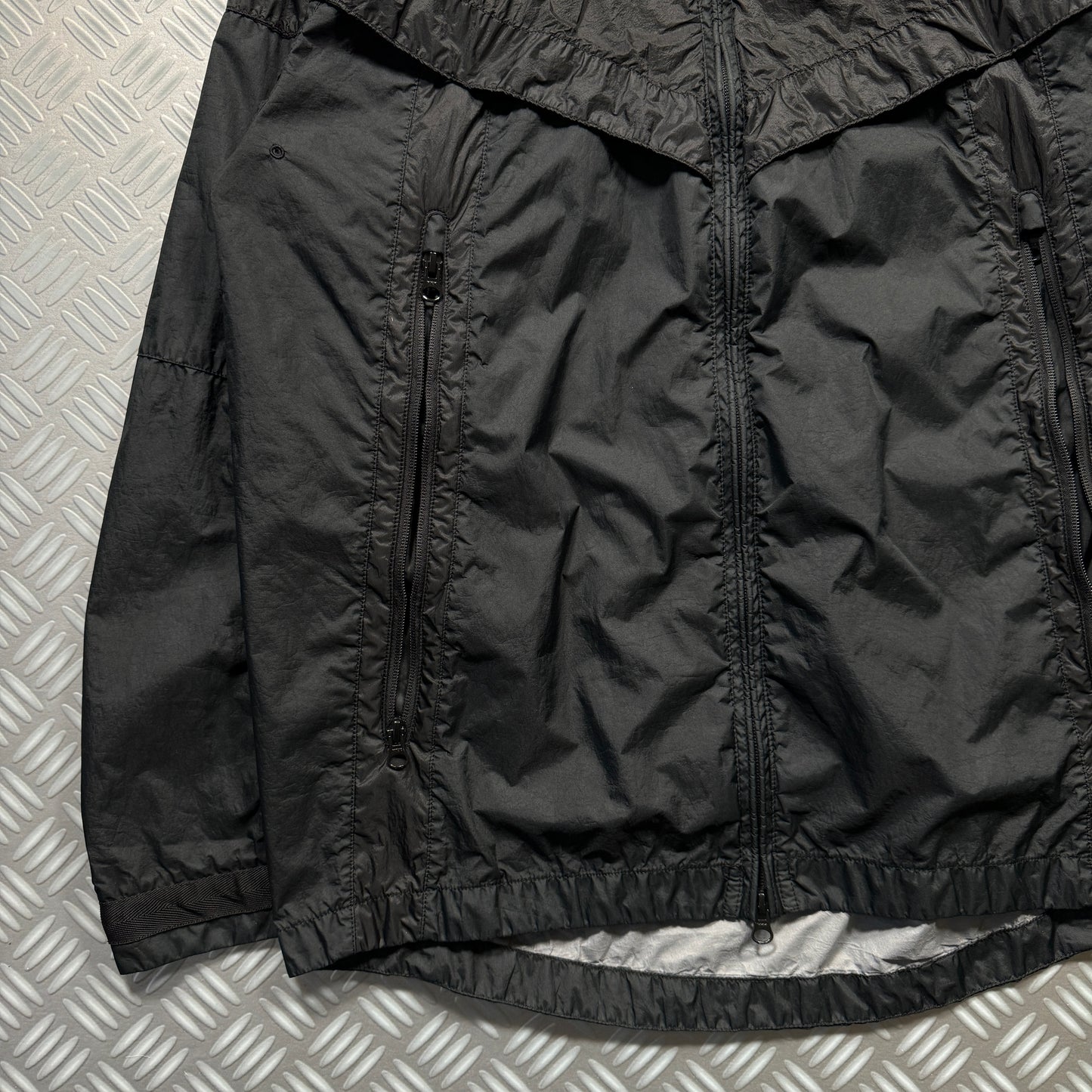 Stone Island x Nike Hyper-Light Membrana 2L TC Windrunner Jet Black Sample Jacket - Large