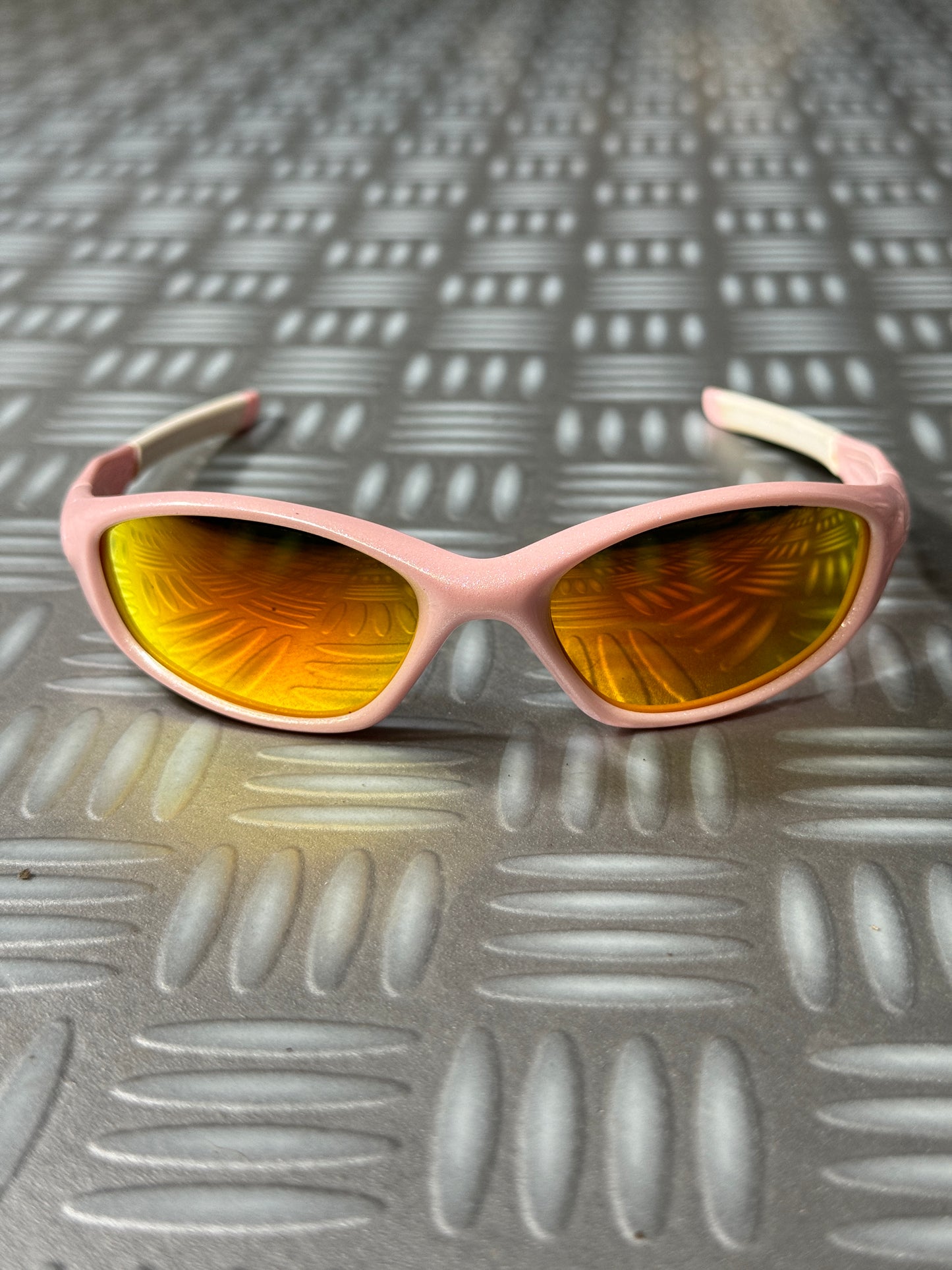 Early 2000's Oakley Minute 2.0 Pink Glitter Sunglasses