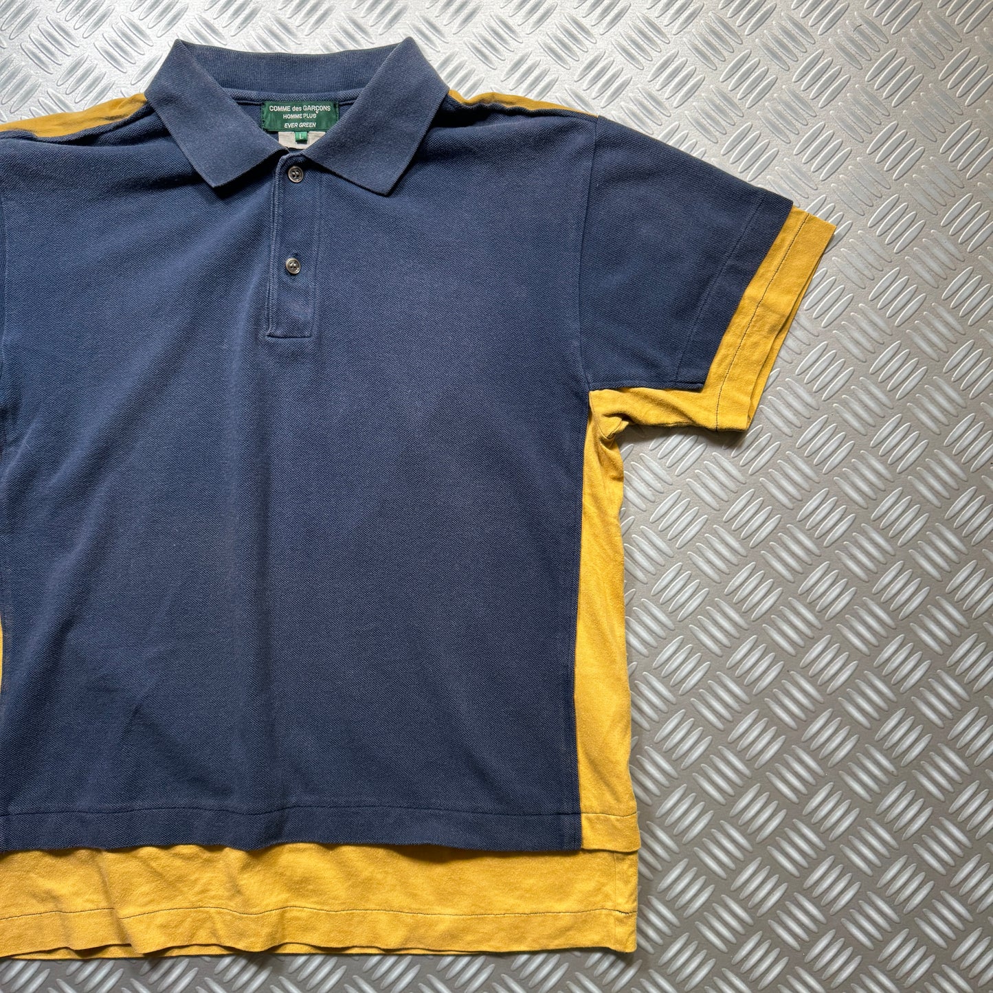 Comme Des Garcons Overlay Polo Shirt - Small