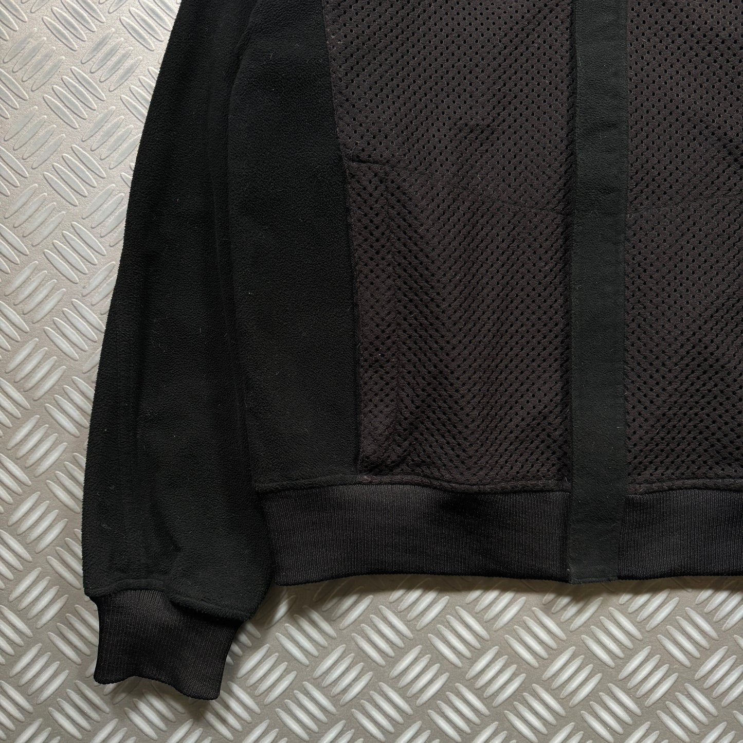 2008 Comme Des Garcons Jet Black Dual Mesh Pocket Technical Jacket - Medium