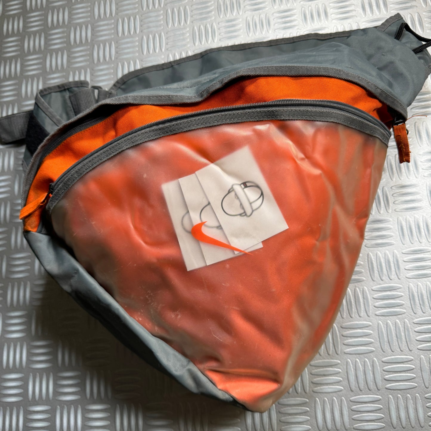 Early 2000's Nike Transparent Pocket Cross Body Bag