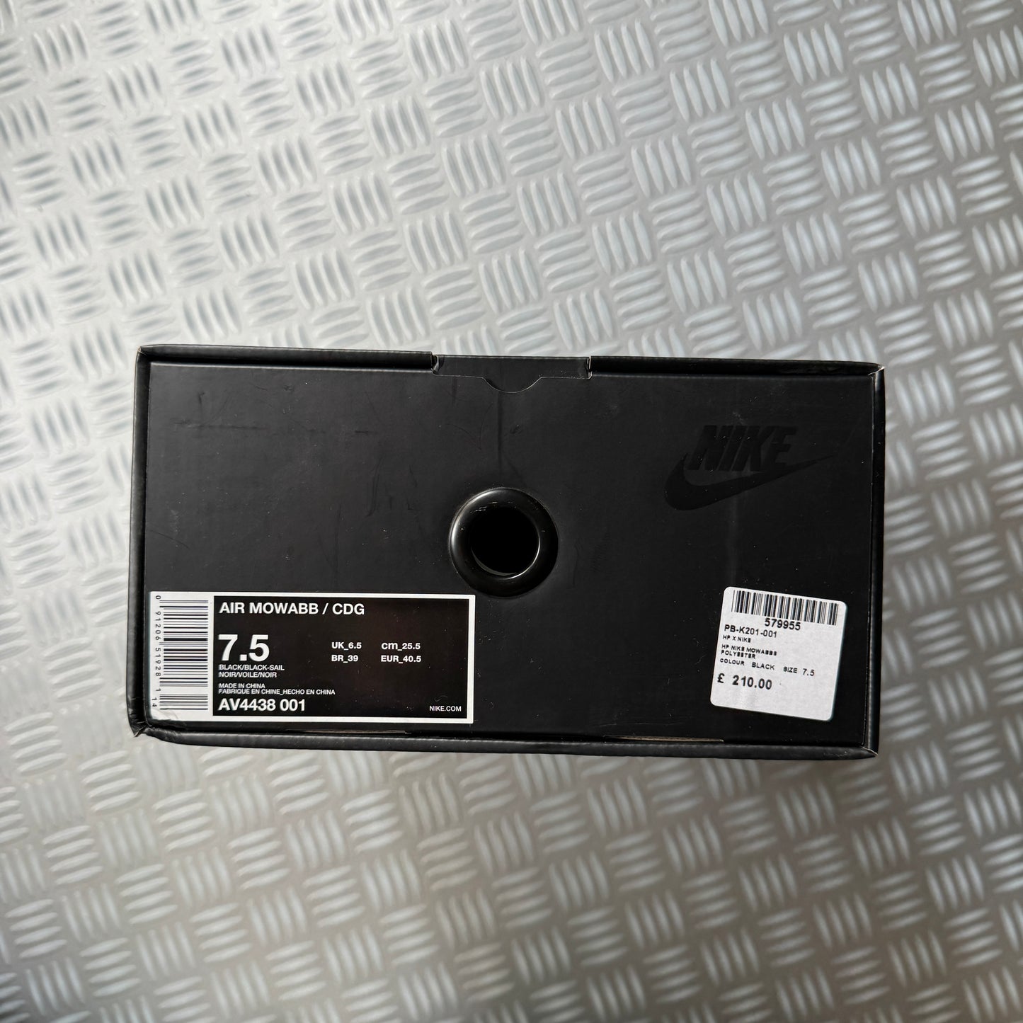 Nike ACG x Comme Des Garcons Air Mowabb Black - UK6.5 / US7.5