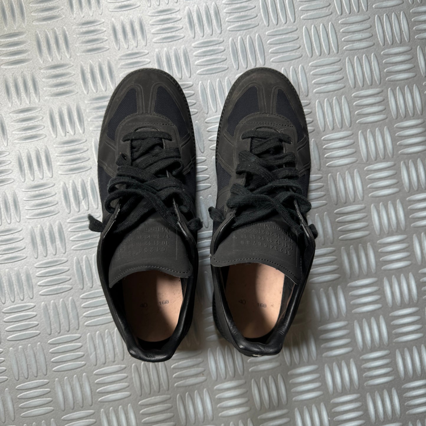 Maison Martin Margiela 'Replica" Midnight Navy Trainers - UK7 / US8