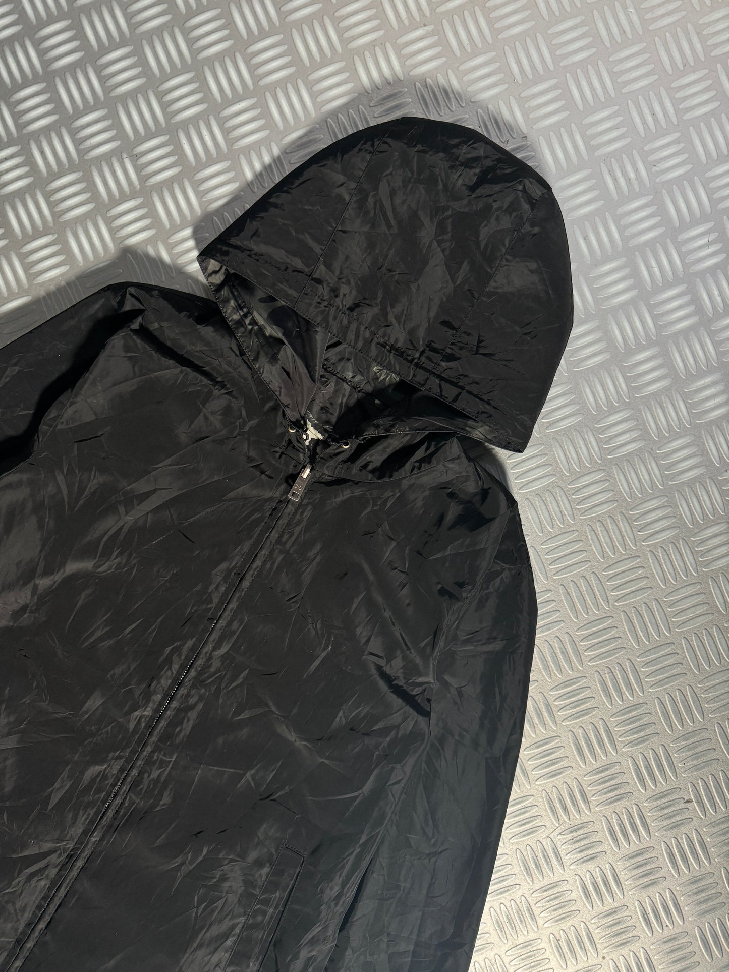 Prada Mainline Reversible Camo/Flowers Print Nylon Jacket