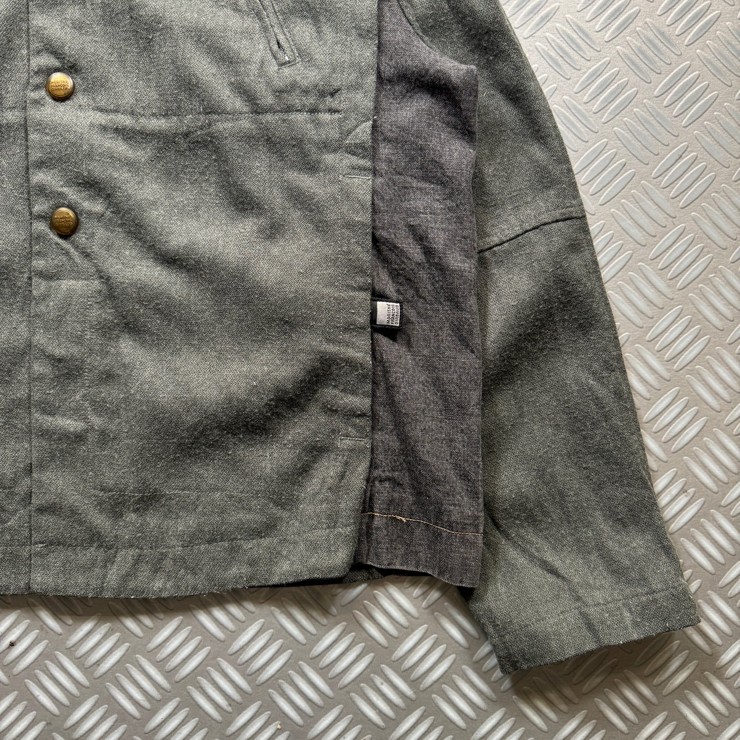 Marithé + François Girbaud Dual Front Zip Cropped Hooded Workwear Jacket - Medium