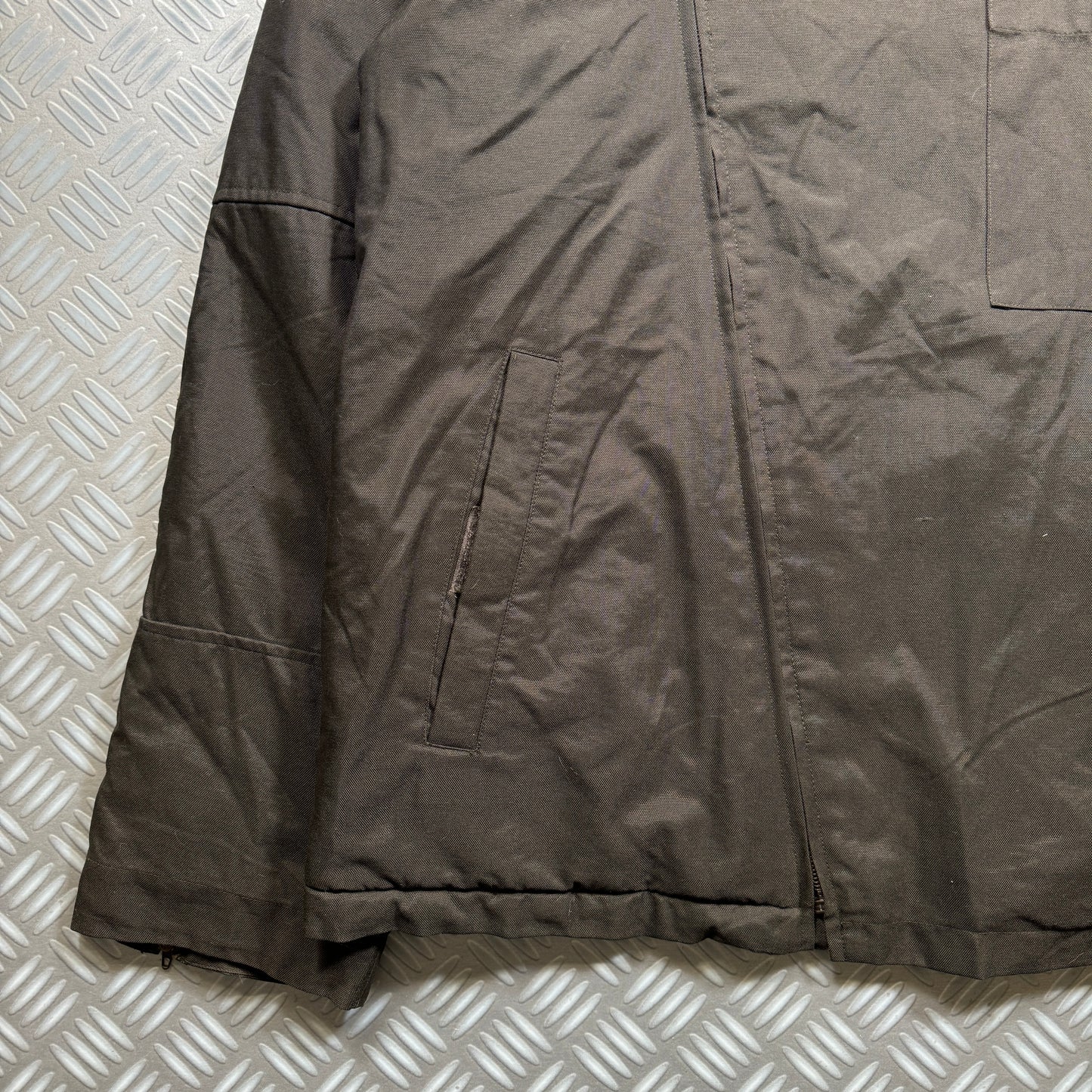 Calvin Klein Dual Front Closure Assymetric Zip Jacket - Extra Large