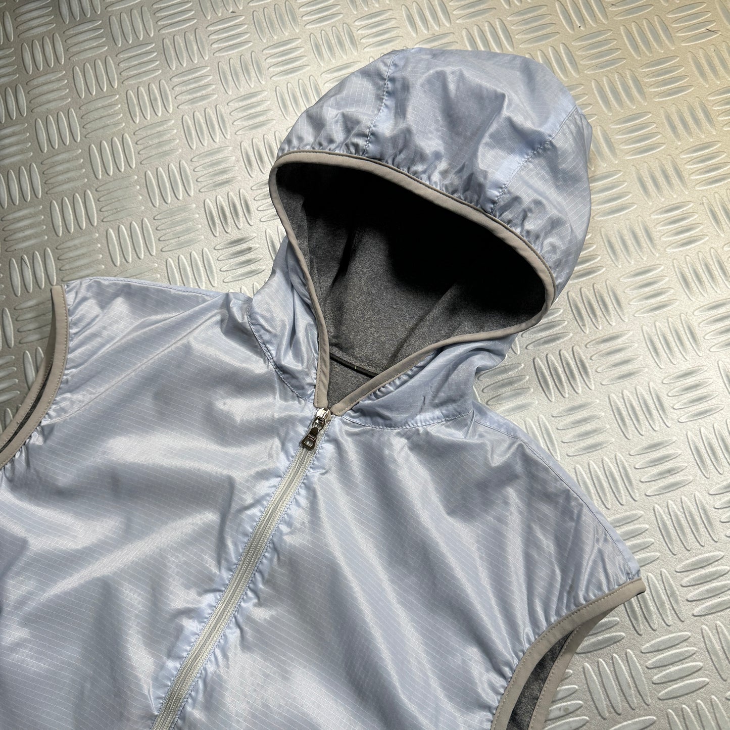 Early 2000's Prada Sport Reversible Nylon Hooded Vest