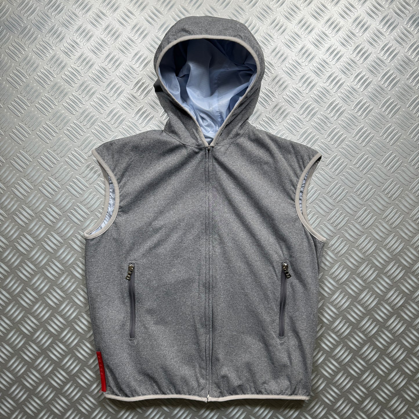 Early 2000's Prada Sport Reversible Nylon Hooded Vest