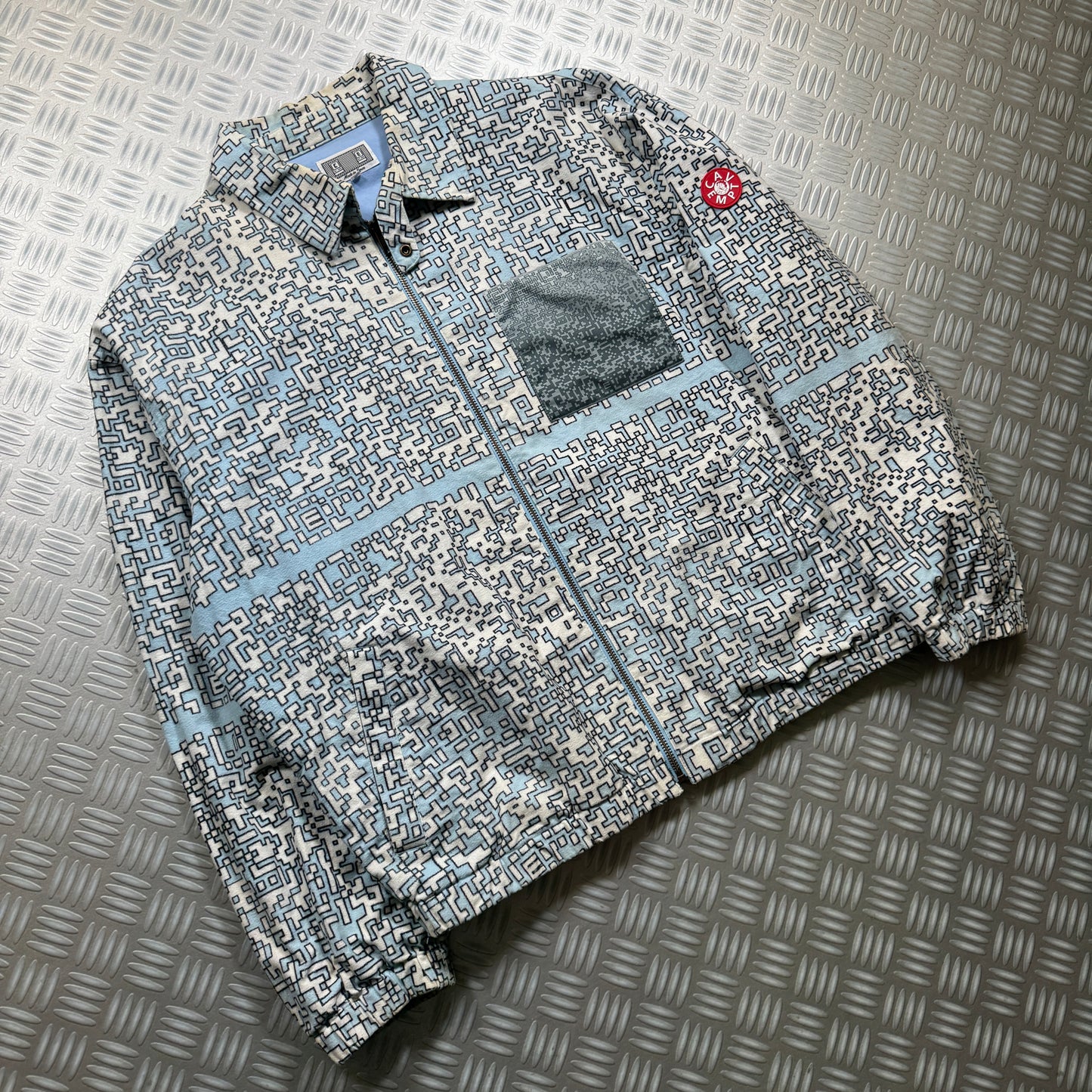 2019 Cav Empt Noise Printed Brushed Cotton Jacket - Medium