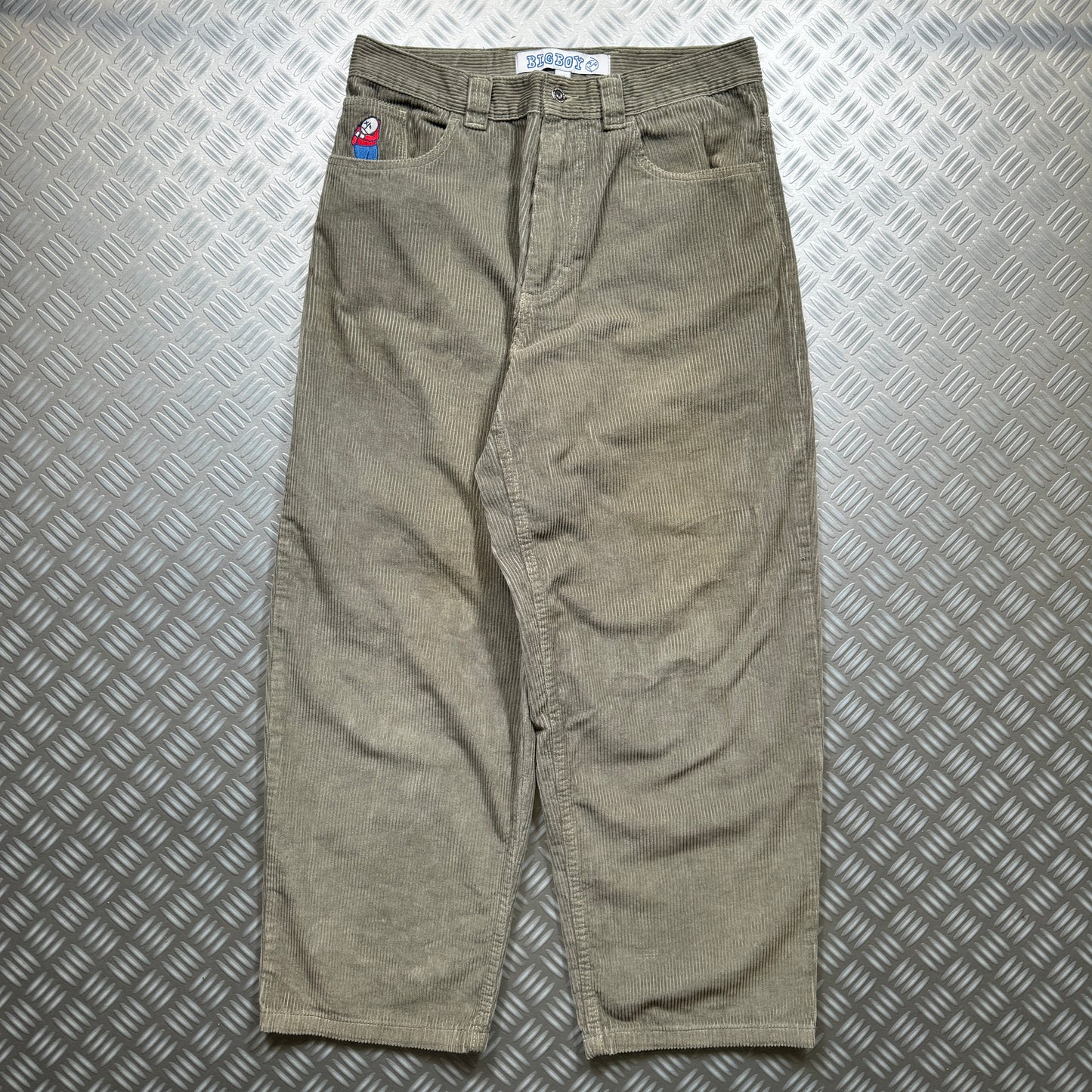 Polar Big Boys Light Grey Cords - Small
