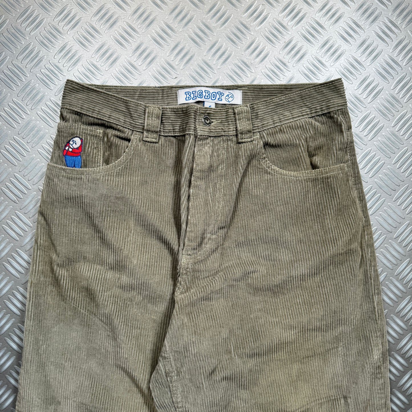 Polar Big Boys Light Grey Cords - Small