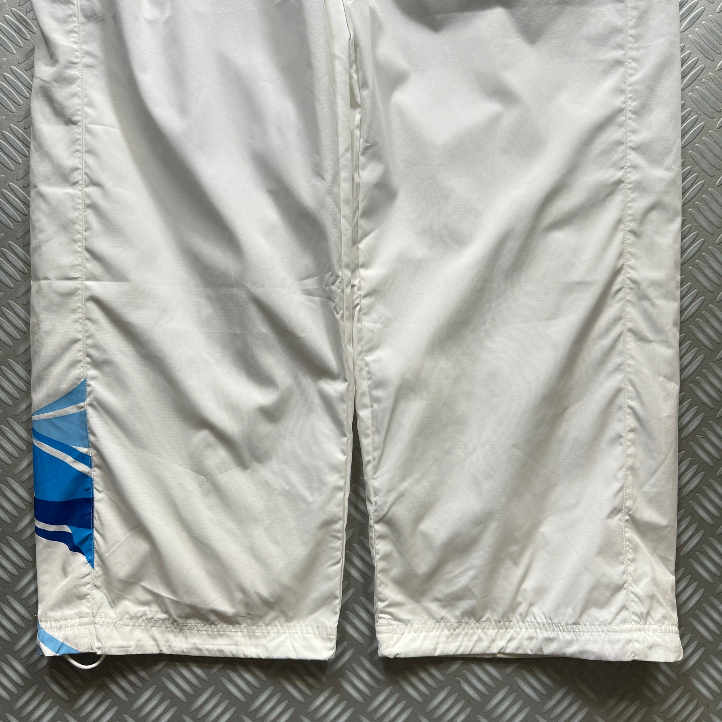 Early 2000's Nike Tuned Baggy White Track Pant