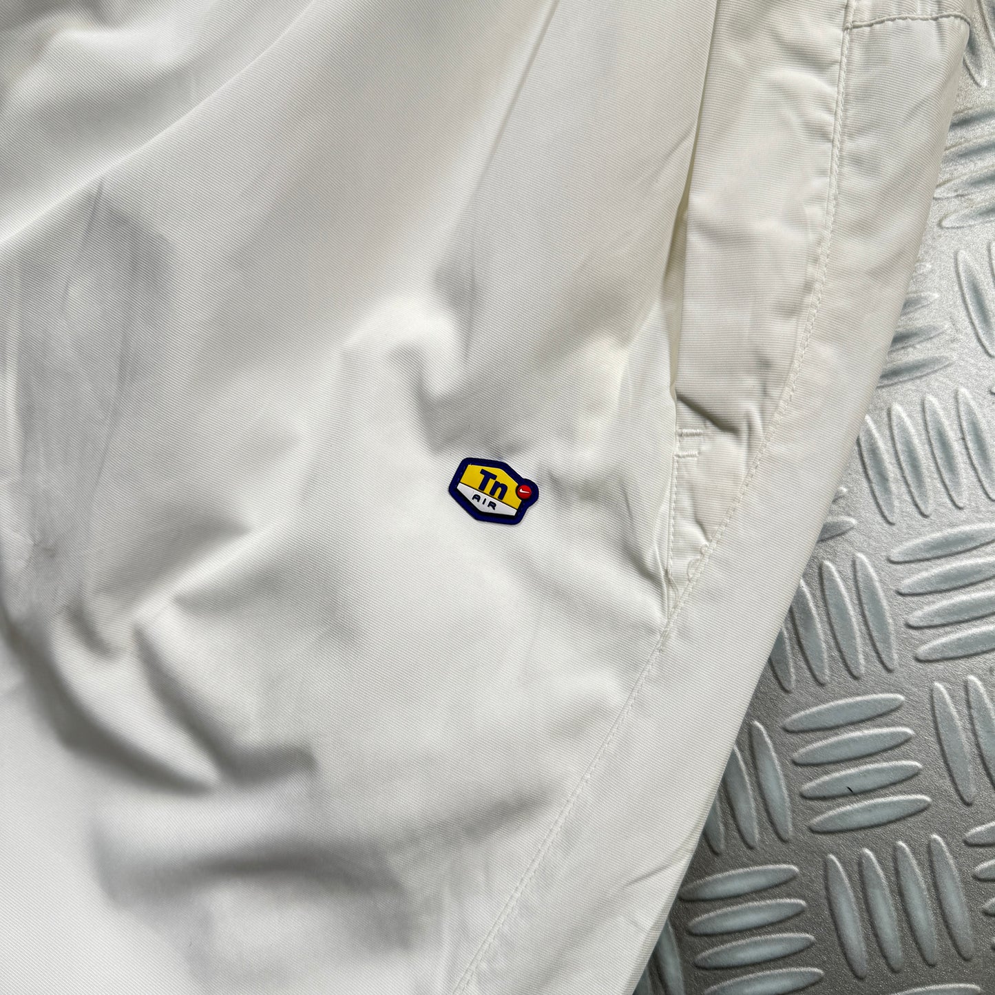 Early 2000's Nike Tuned Baggy White Track Pant