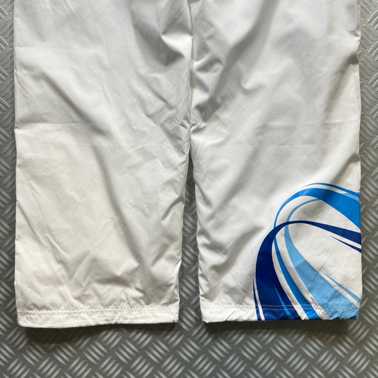 Early 2000's Nike Tuned Baggy White Track Pant