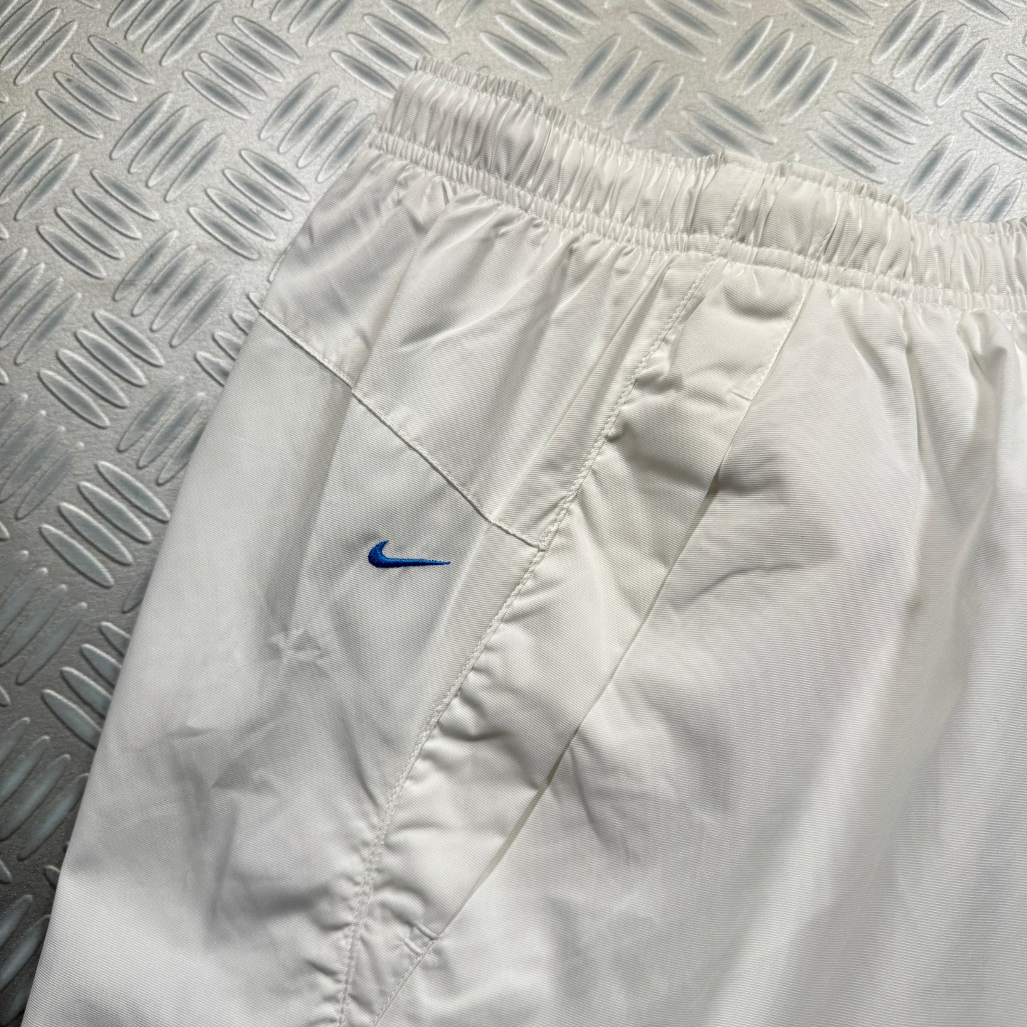 Early 2000's Nike Tuned Baggy White Track Pant