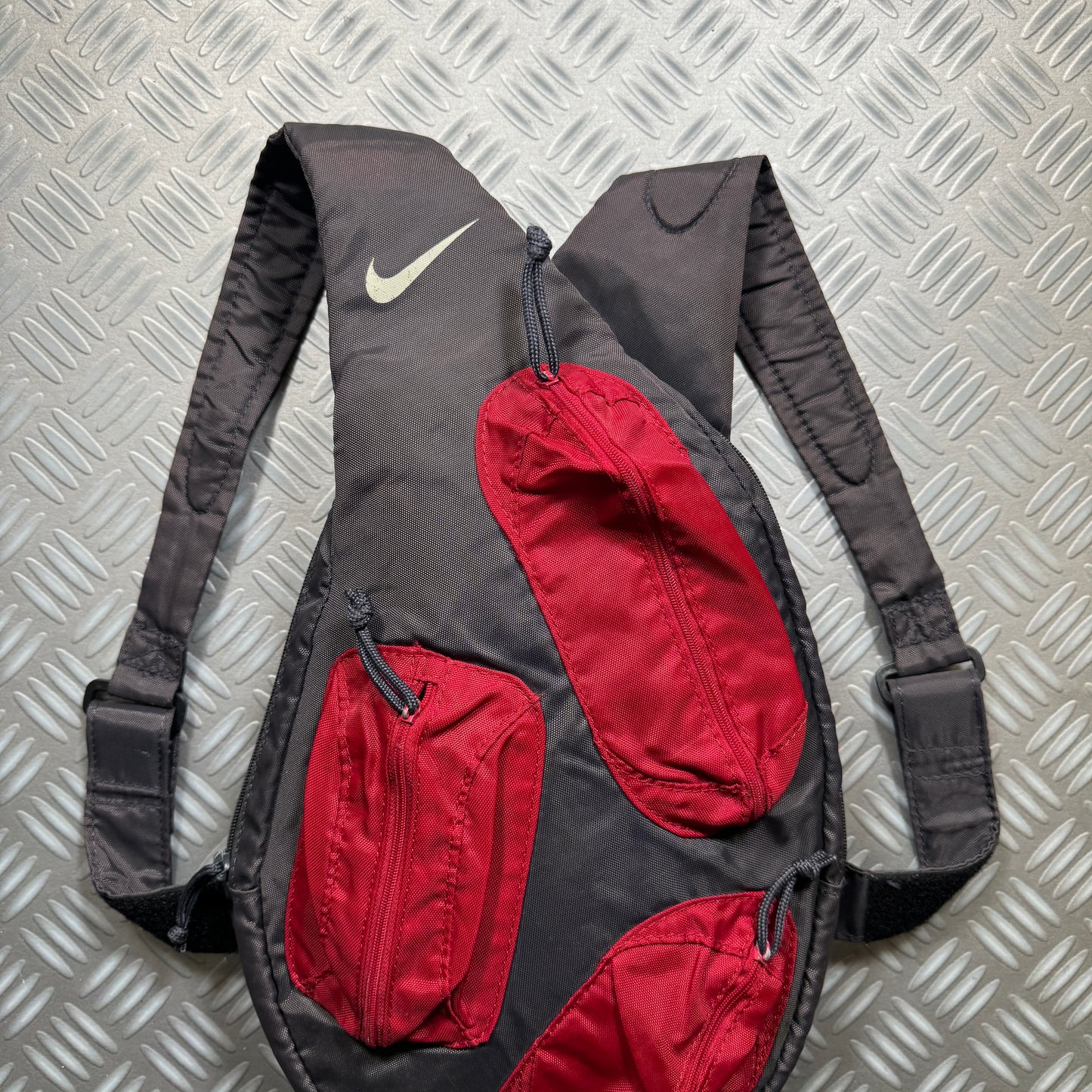 Nike Grey Multi-Pocket Backpack