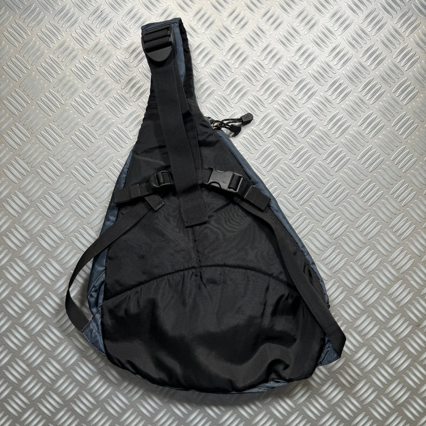 Early 2000's Nike Midnight Navy Tri-Harness Sling Bag