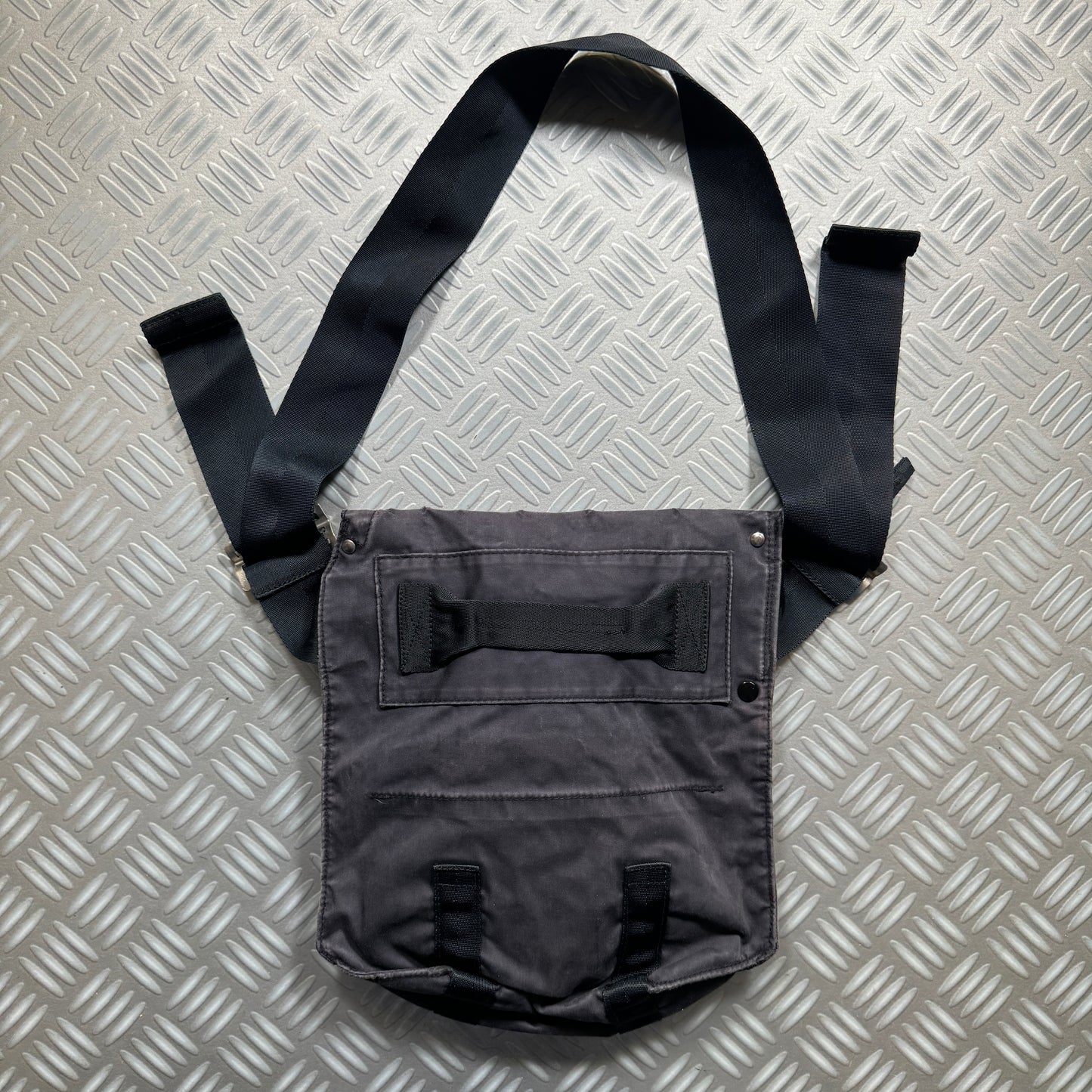 Early 2000's Stone Island Washed Navy Side Bag