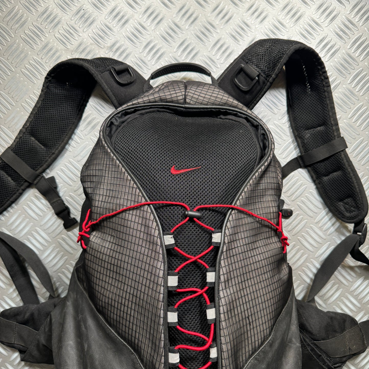 Early 2000's Nike Technical Reinforced Shell Back Pack