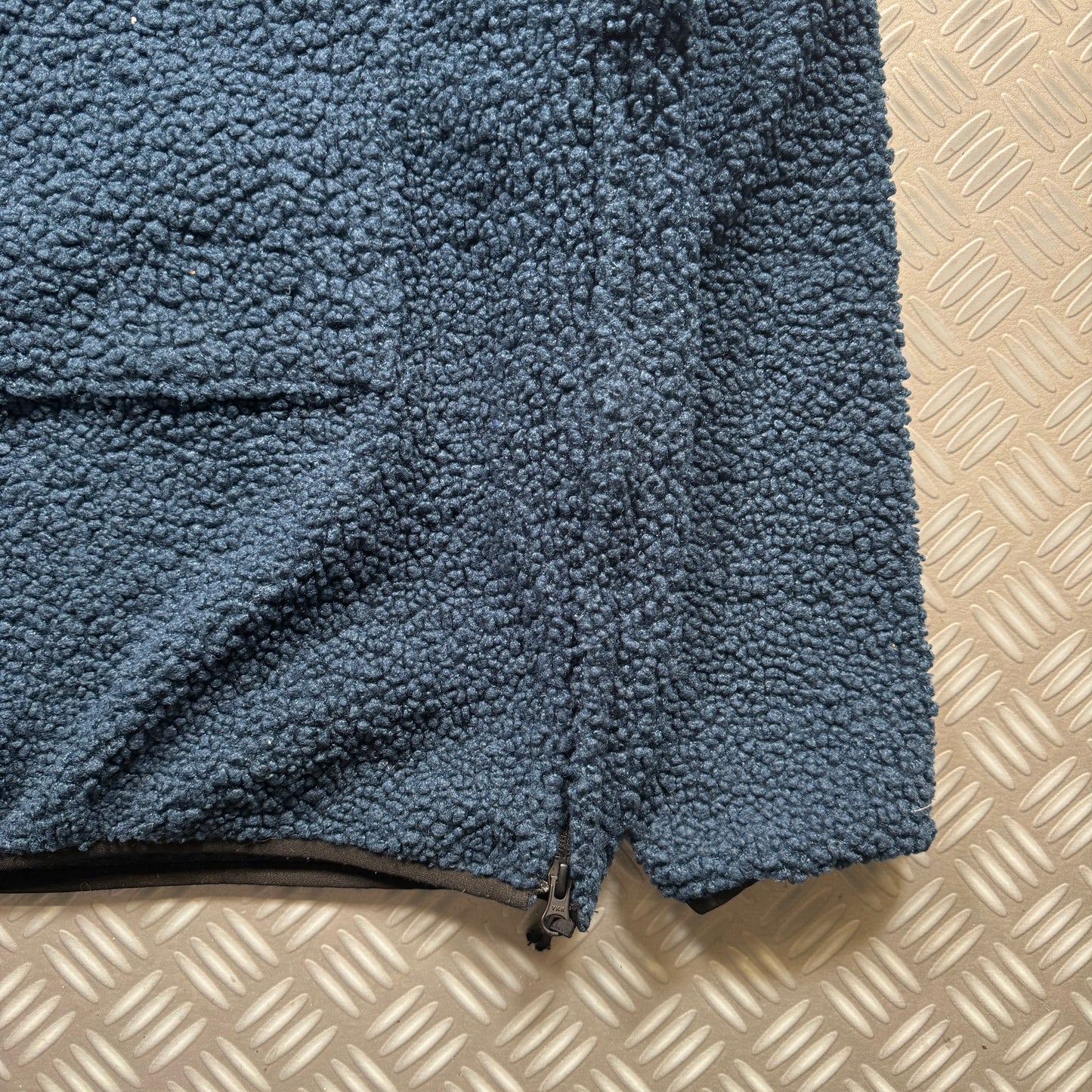 Early 2000's Oakley Petrol Blue Fleece Hoodie - Extra Large