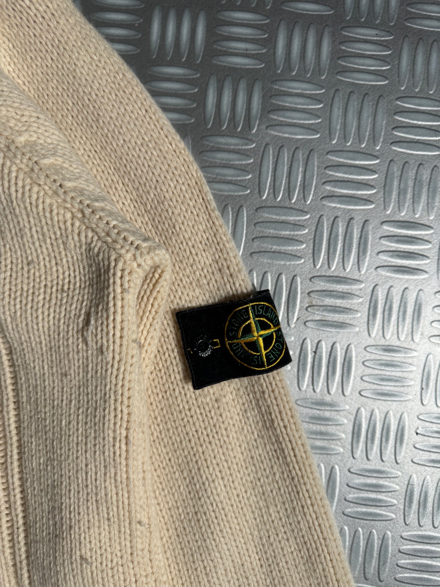 Early 2000's Stone Island Knitted 1/4 Zip Sweater