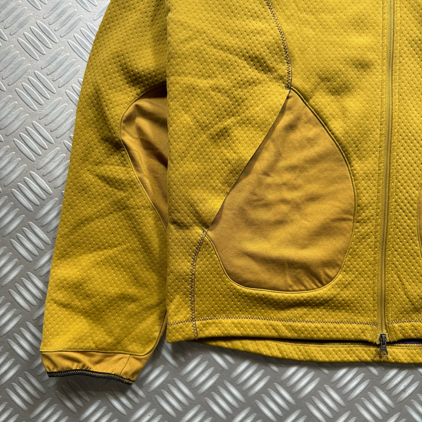 Nike x Undercover Gyakusou Yellow Mesh Hoodie - Small