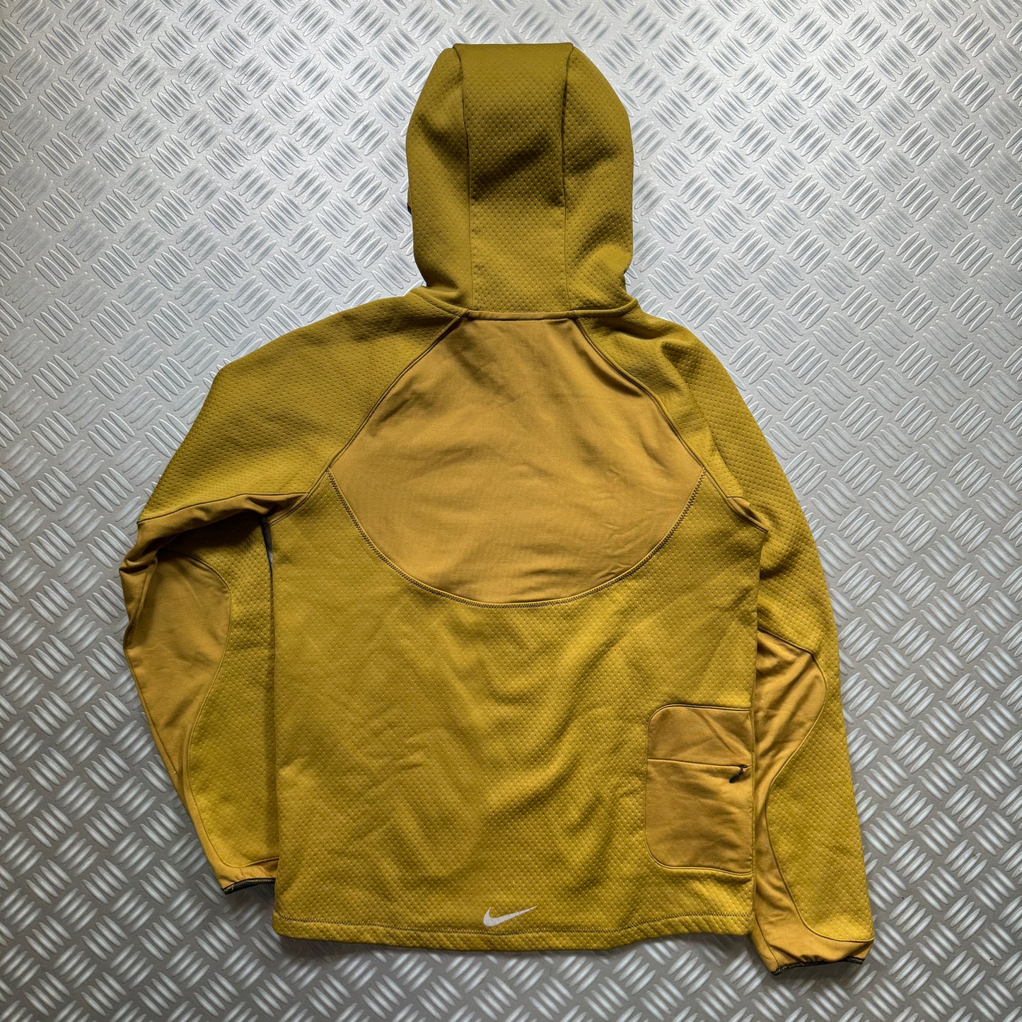 Nike x Undercover Gyakusou Yellow Mesh Hoodie - Small