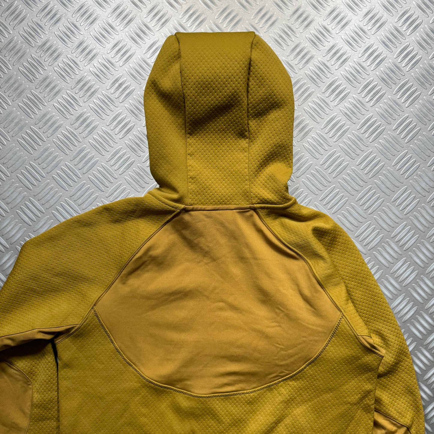 Nike x Undercover Gyakusou Yellow Mesh Hoodie - Small