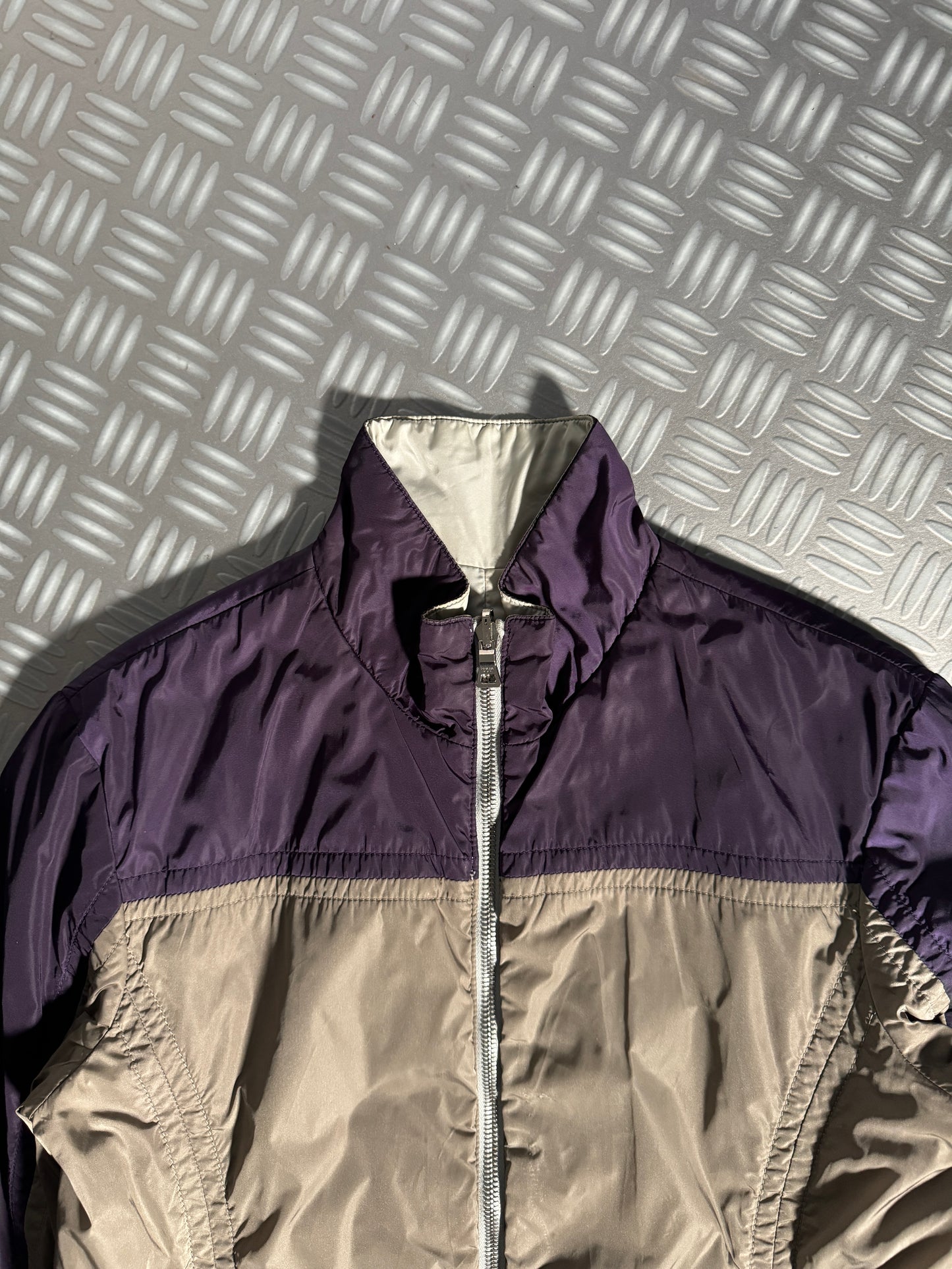 Early 2000's Prada Sport Split Panel Reversible Nylon Jacket
