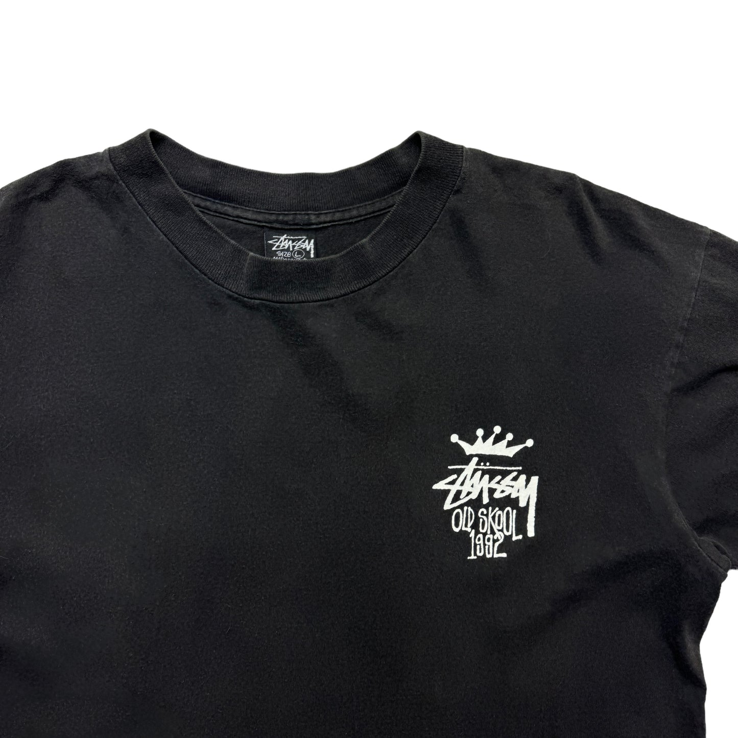 Early 2000's Stüssy Old Skool Tee - Medium