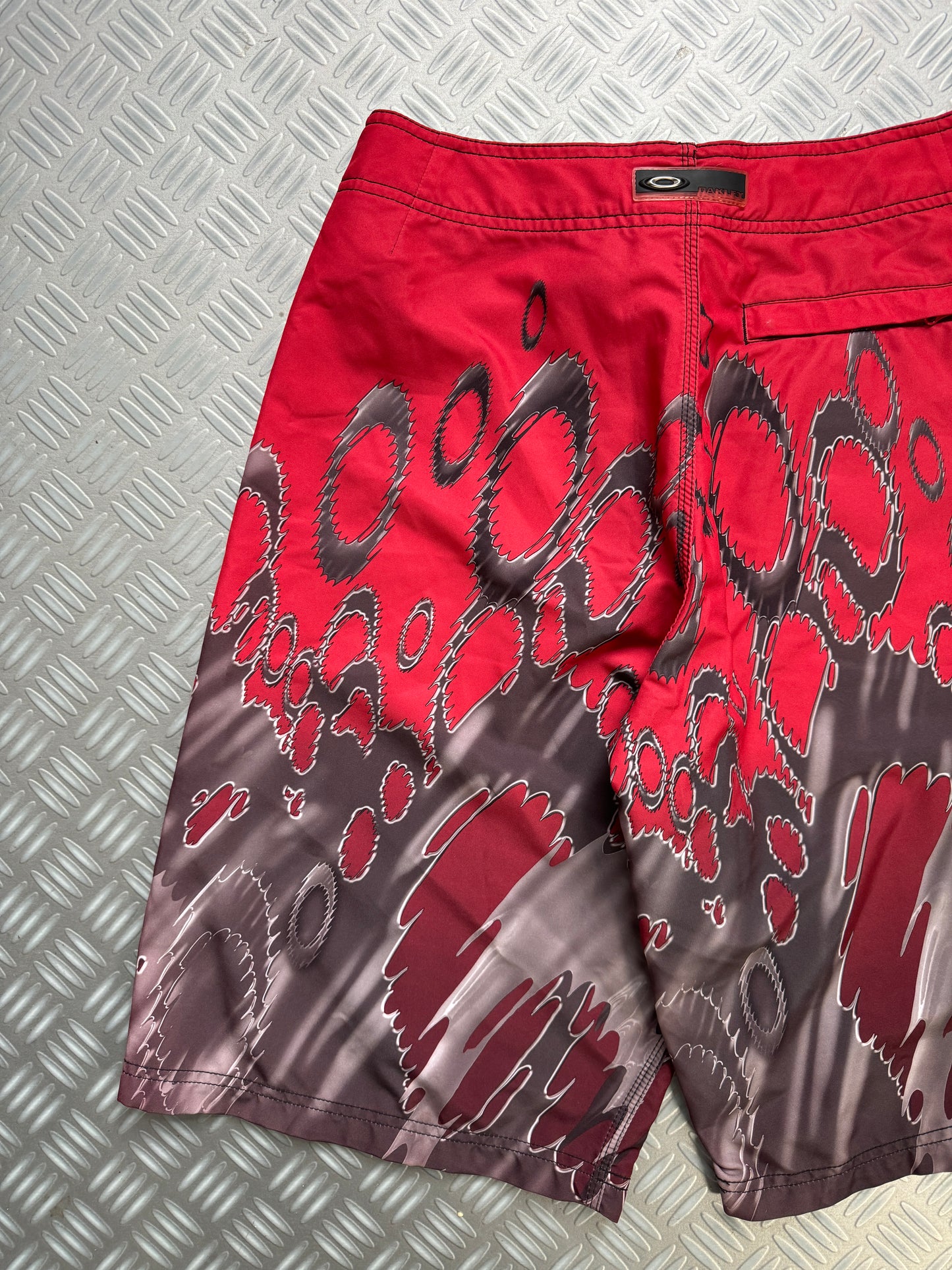 Early 2000's Oakley All Over Print Board Shorts