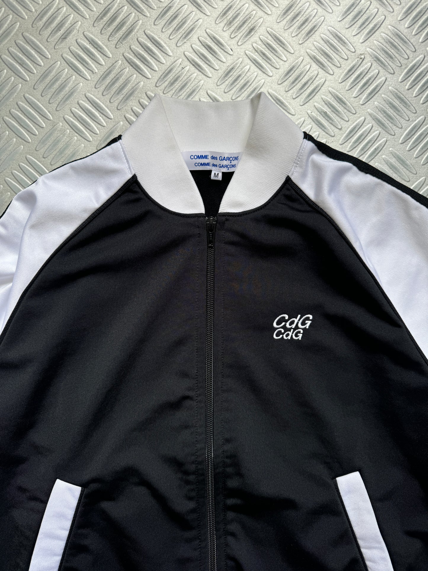 Comme Des Garcons Cropped Track Jacket - Womens 6-8
