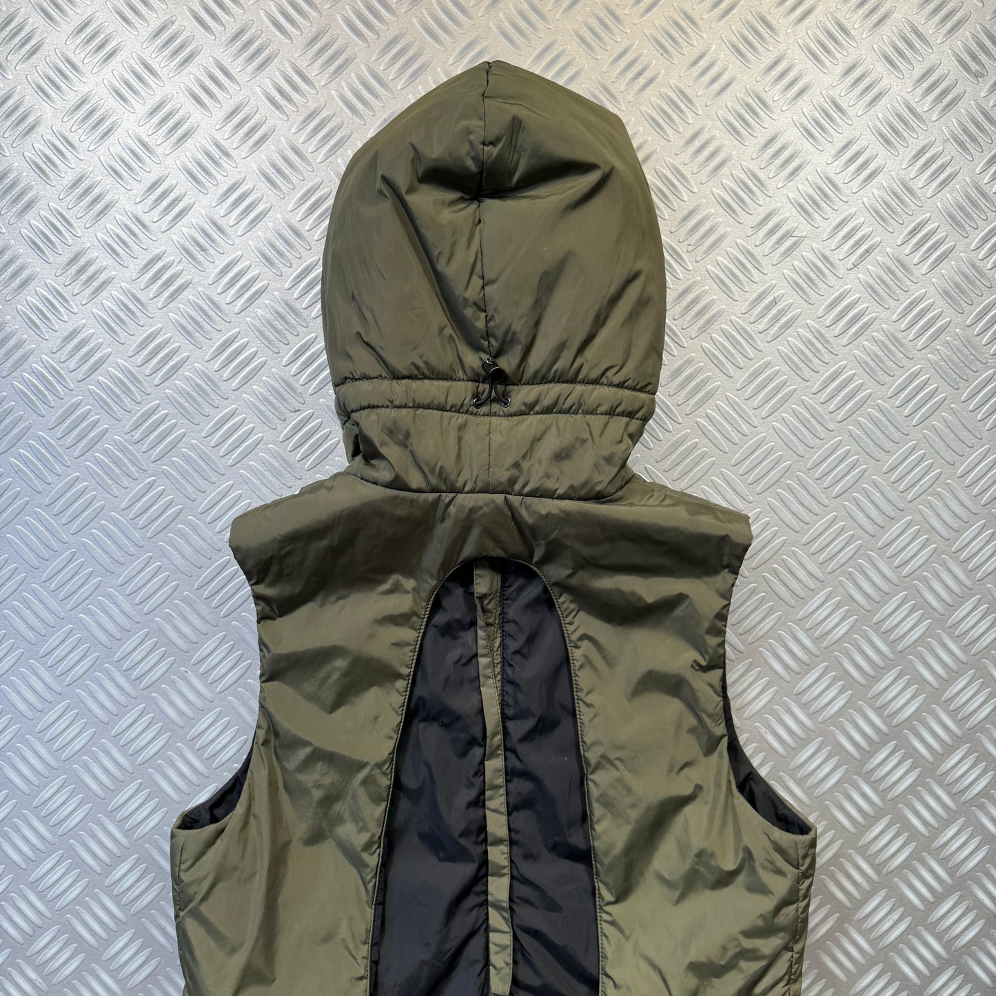 FW99' Prada Sport Packable Hooded Pullover Vest - Small / Medium