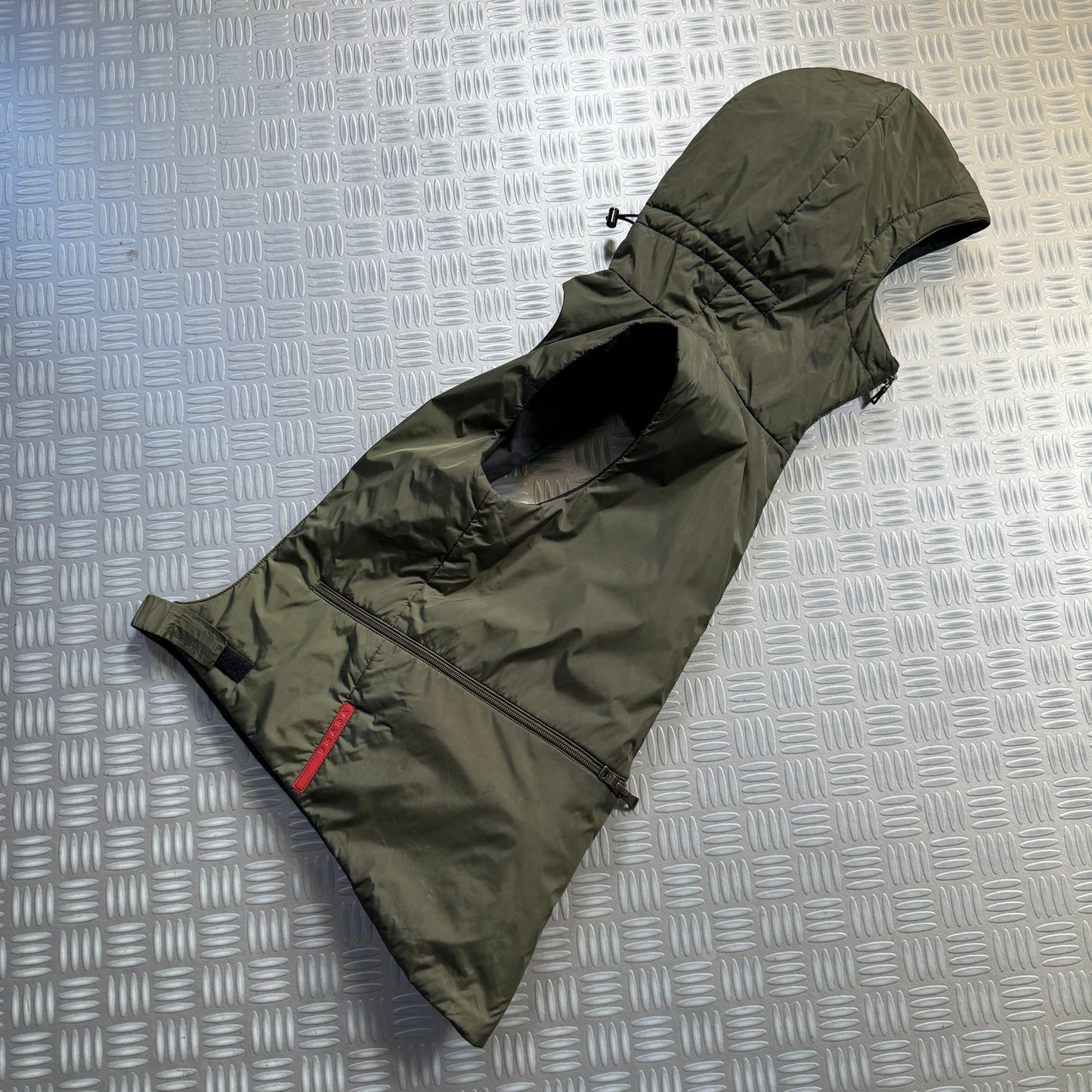 FW99' Prada Sport Packable Hooded Pullover Vest - Small / Medium