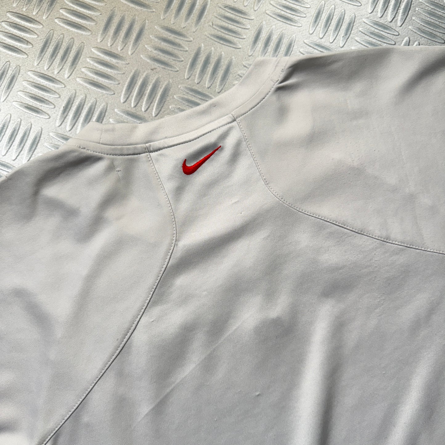 Early 2000's Nike Tn White Sports Tee - Large / Extra Large