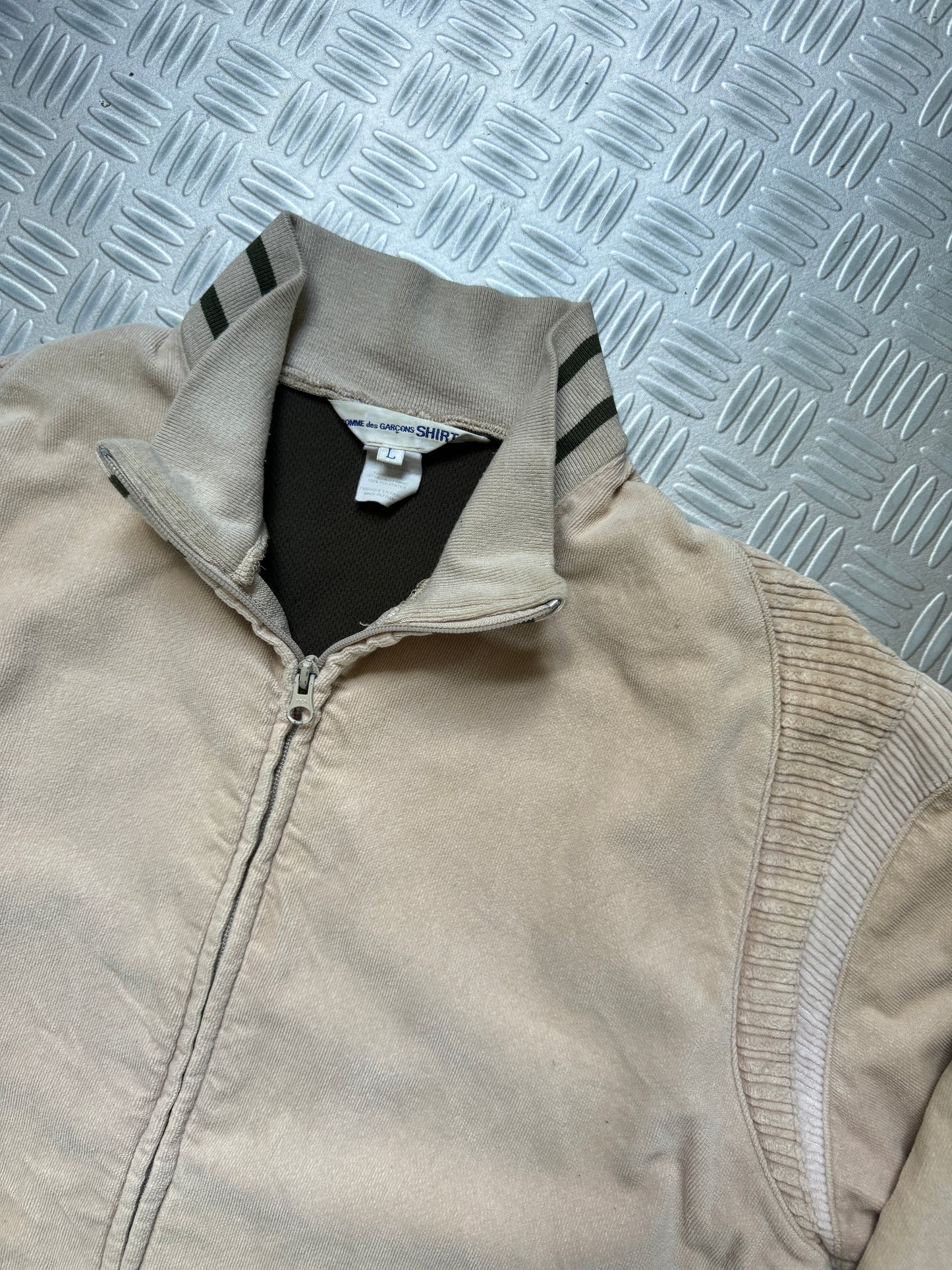 Early 2000's Comme Des Garcons SHIRT Panelled Baby Cord Jacket