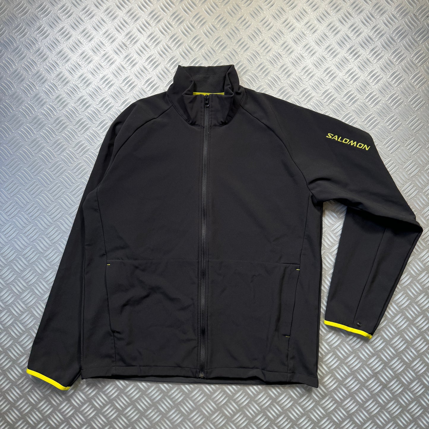 Early 2000's Salomon Jet Black Soft Shell Jacket